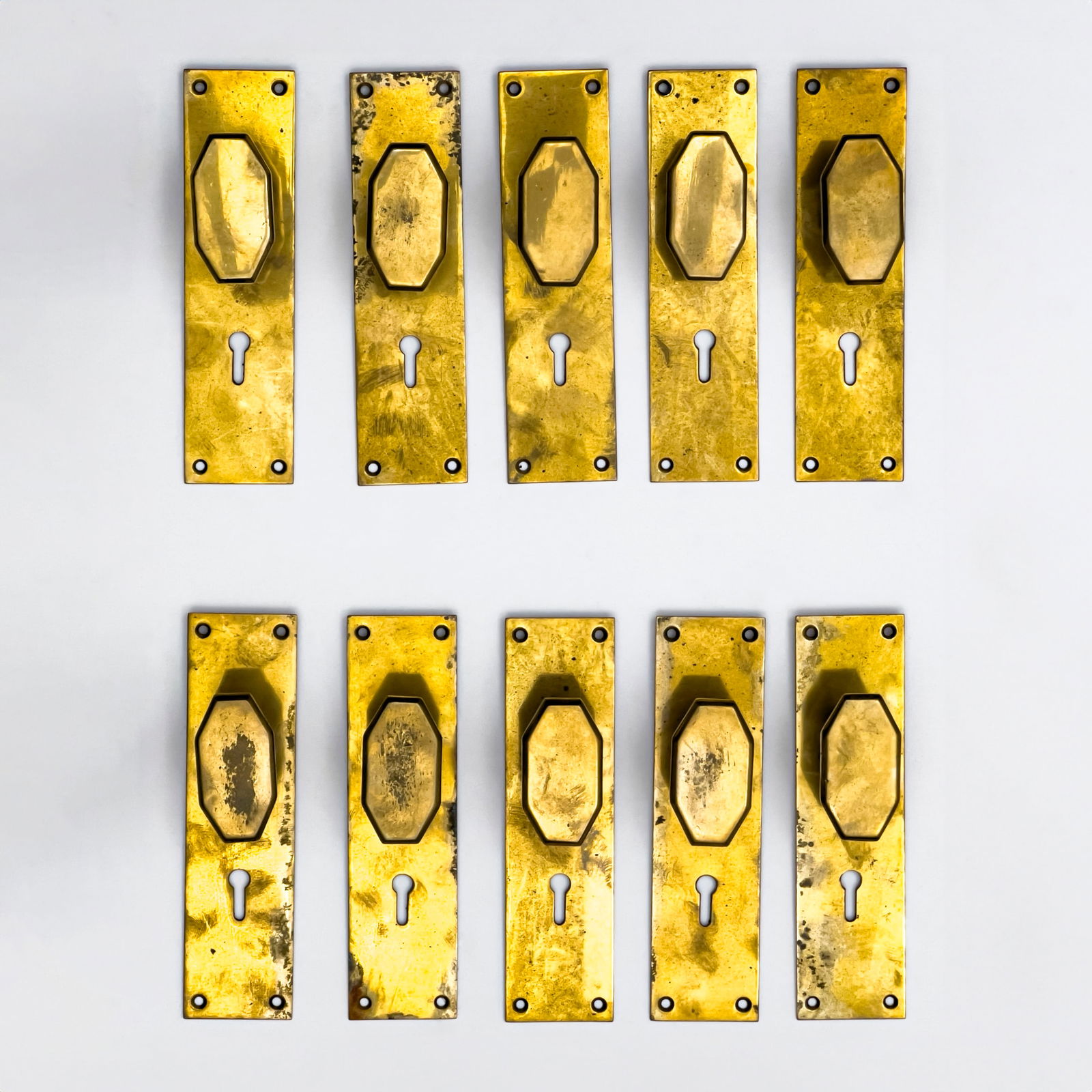 Brass Door Knobs, Group of 10 (1 of 5)