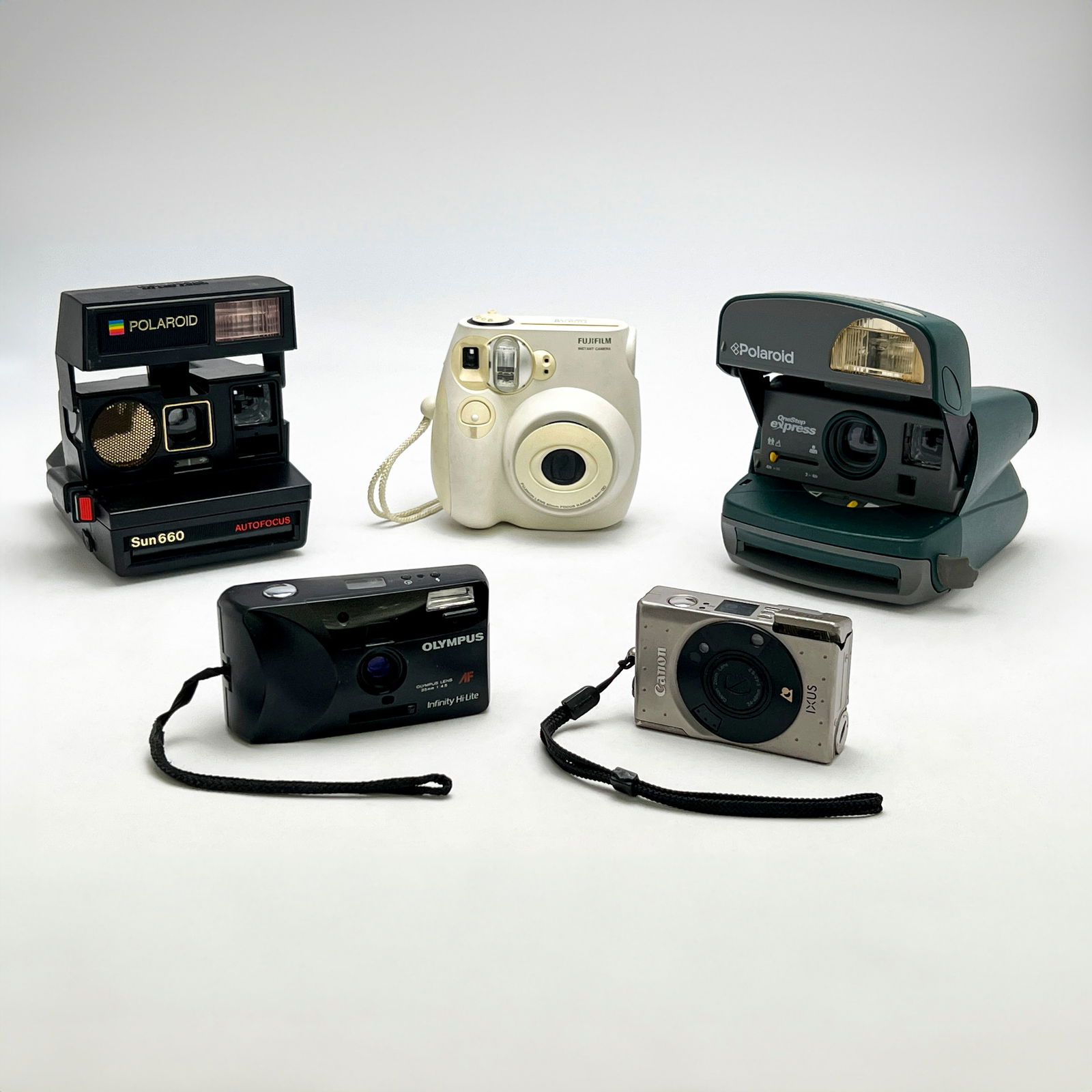 Group of Cameras Including Polariod (1 of 3)