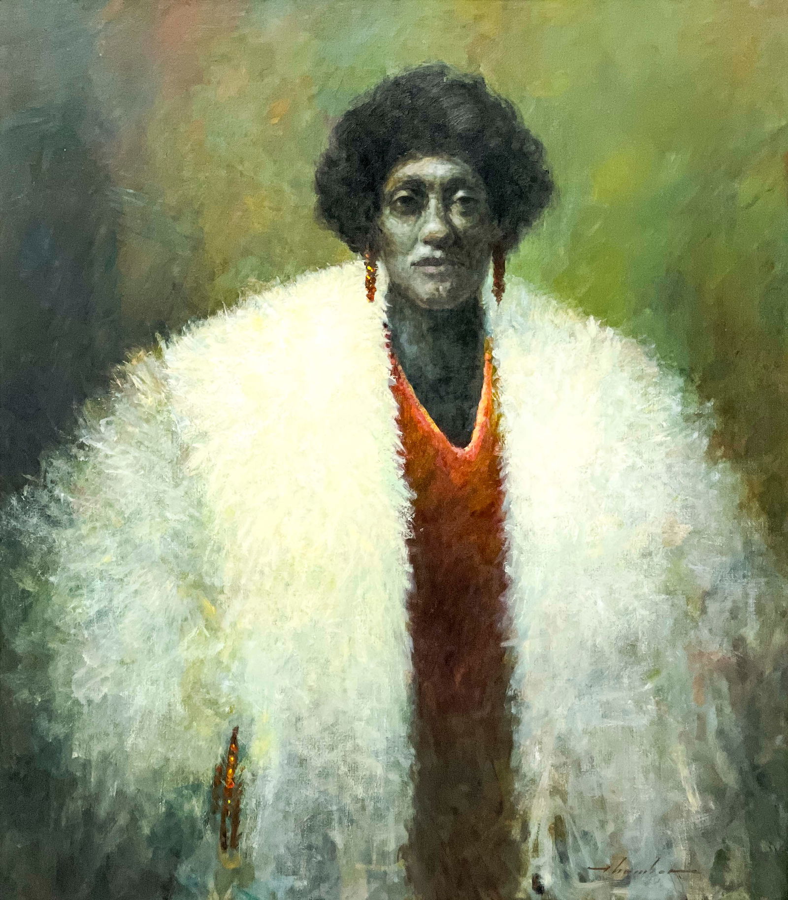 William Thomson - Untitled Painting (Portrait of a Woman) (1 of 4)