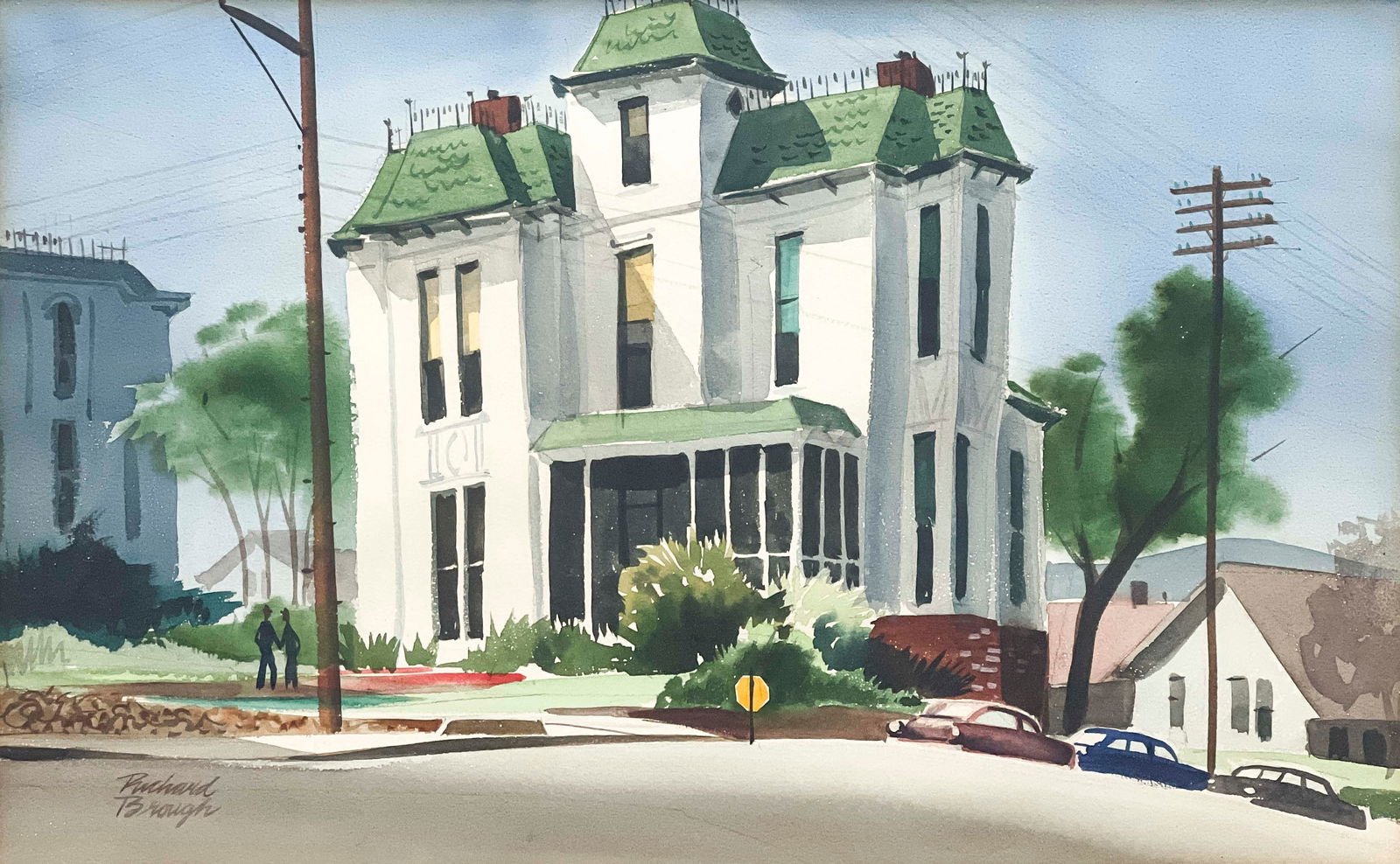 Richard Brough - Untitled Painting (House) (1 of 4)