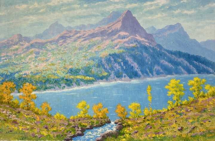 Albert Nemethy - Untitled (Mountain Landscape) (1 of 4)