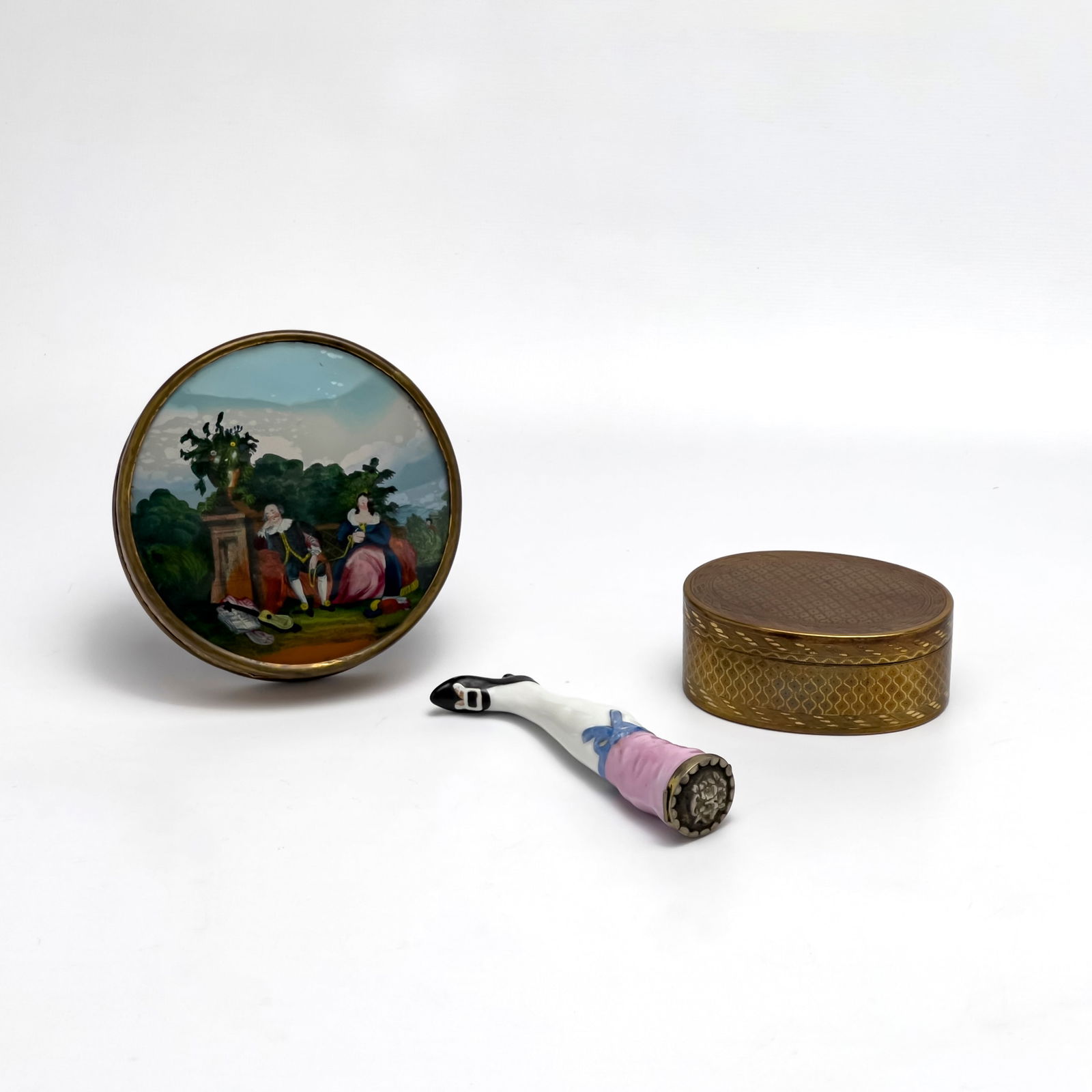 Antique Snuff Boxes, Group of 3 (1 of 5)