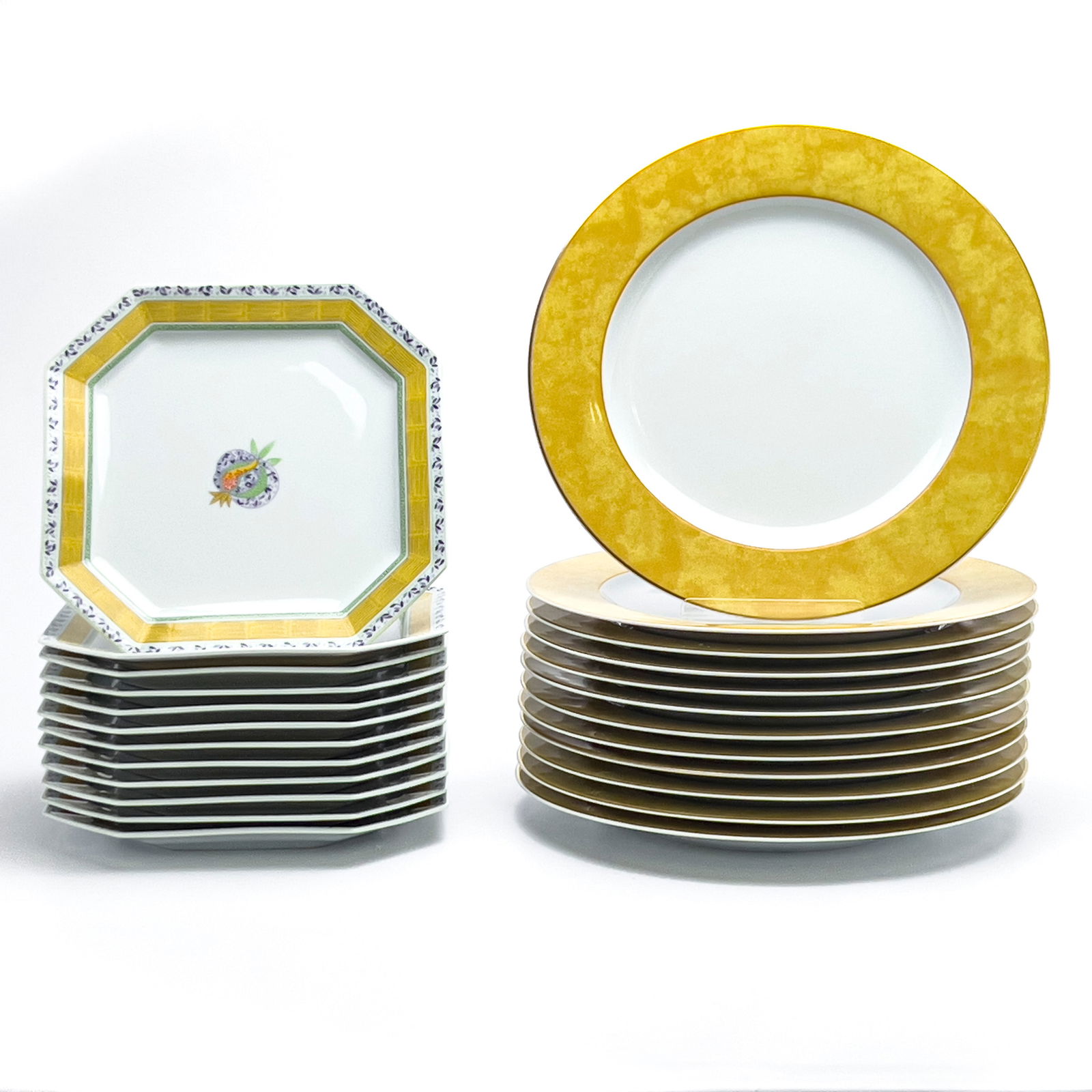 Bernardaud - Limoges Phuket and Nuagé Plates, Group of 24: Lot 97 Bernardaud French (Founded 1863) Limoges Phuket and Nuagé Plates, Group of 24 stamped to underside Nuagé diameter (largest): 11 3/4 inches Phuket diameter (largest): 9 1/2 inches Prov