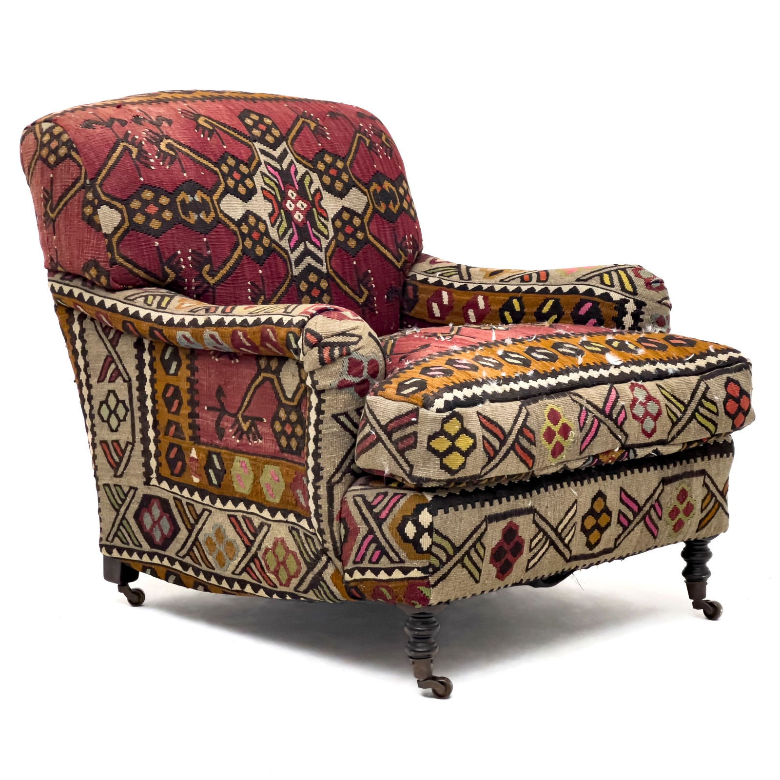 Kilim Covered Lounge Chair (1 of 11)