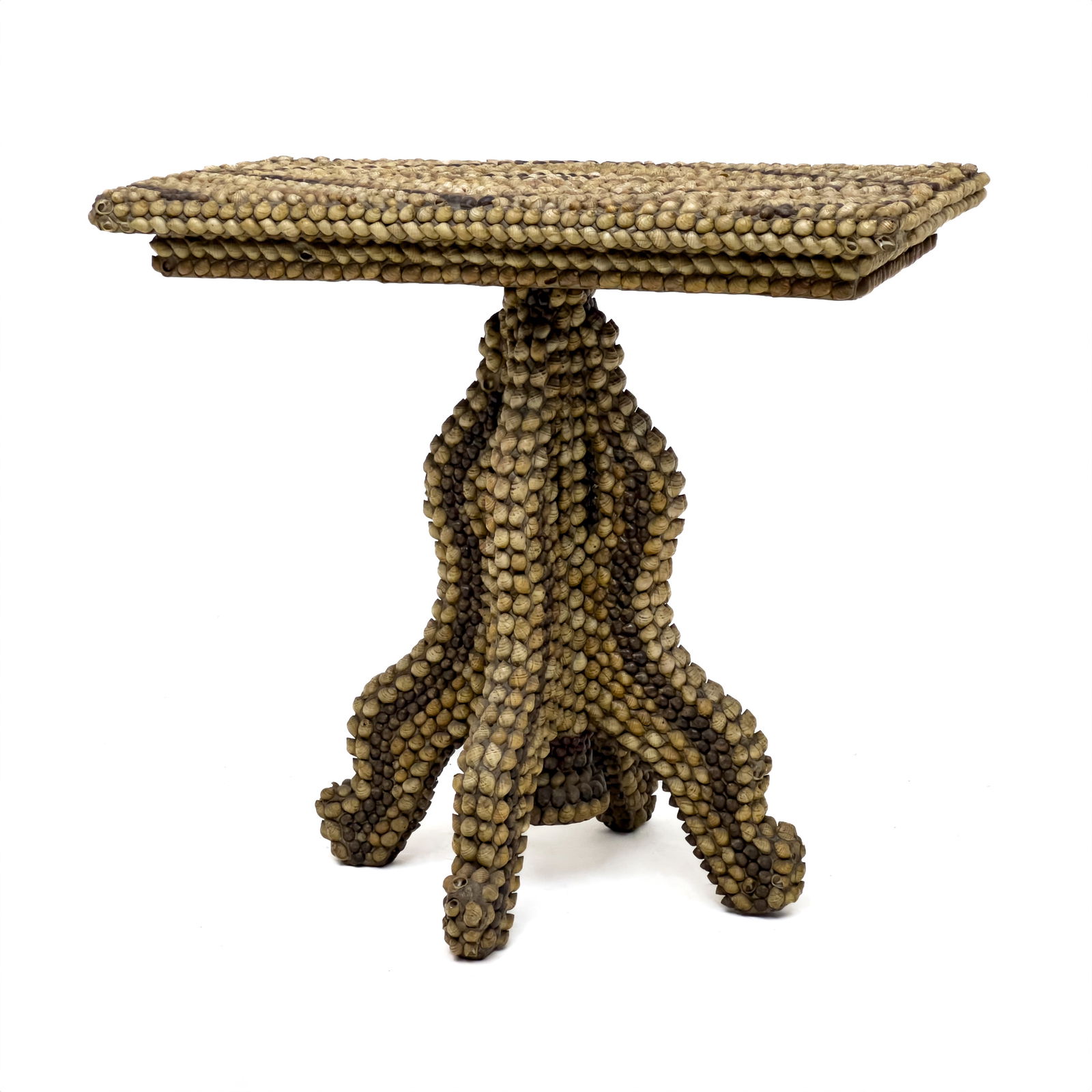 19th Century Shell Encrusted Side Table (1 of 6)