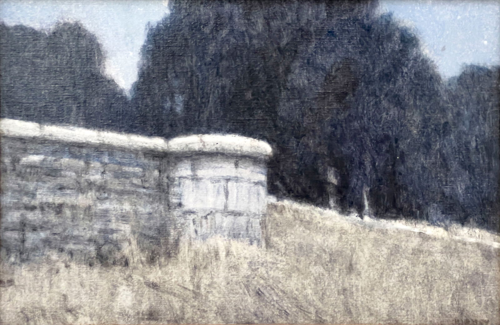 Donald Jurney - The Bridge at Grez: Moonlight: Lot 118 Donald Jurney American (b. 1945) The Bridge at Grez: Moonlight (1994) oil on canvas signed lower right and verso 8 x 12 inches frame dimensions: 11 1/2 x 15 1/2 x 1 1/4 inches, wood frame Prov