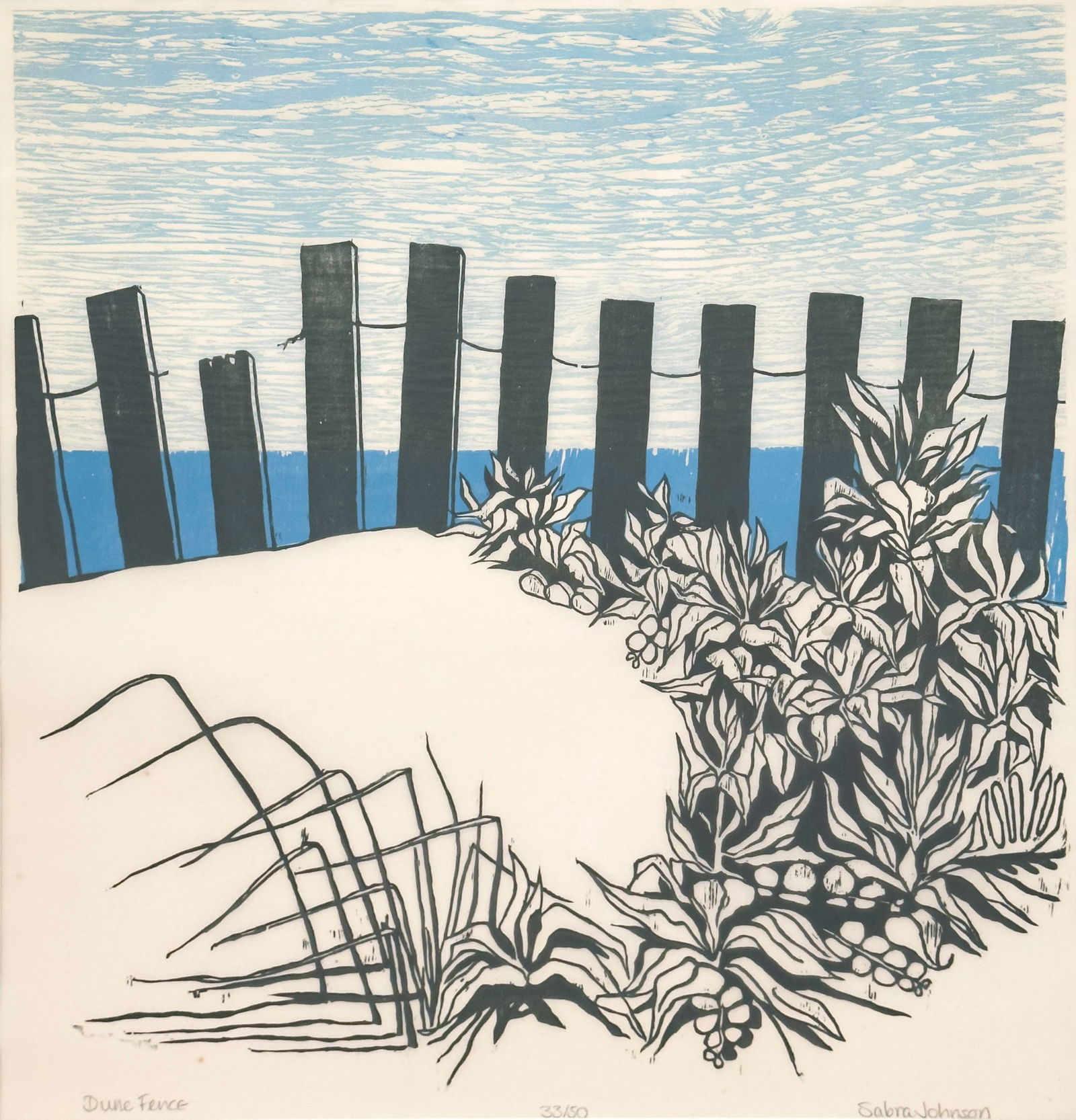 Sabra Johnson Field - Dune Fence (1 of 2)