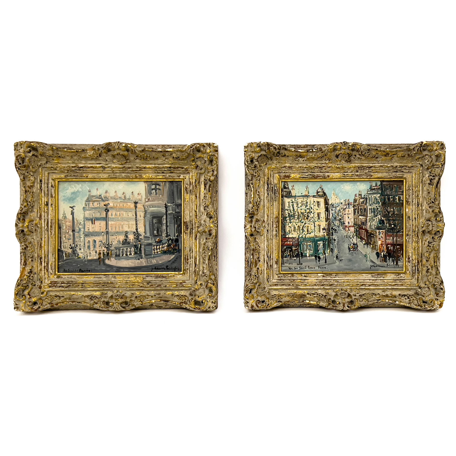 Johannes Schiefer - Rue Seine Paris / Vue Sur Sacré-Cœur Paris (2 Works) (1 of 4)