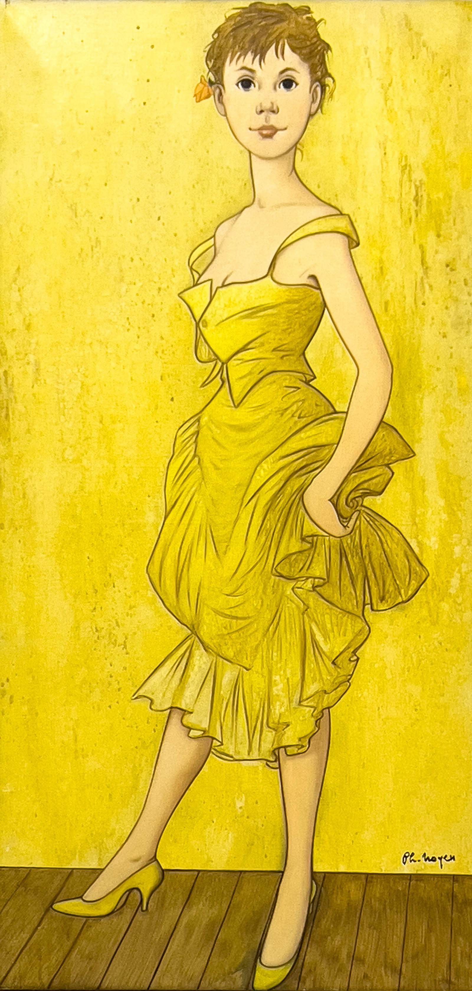 Philippe Henri Noyer - Untitled (Woman in Yellow) (1 of 3)