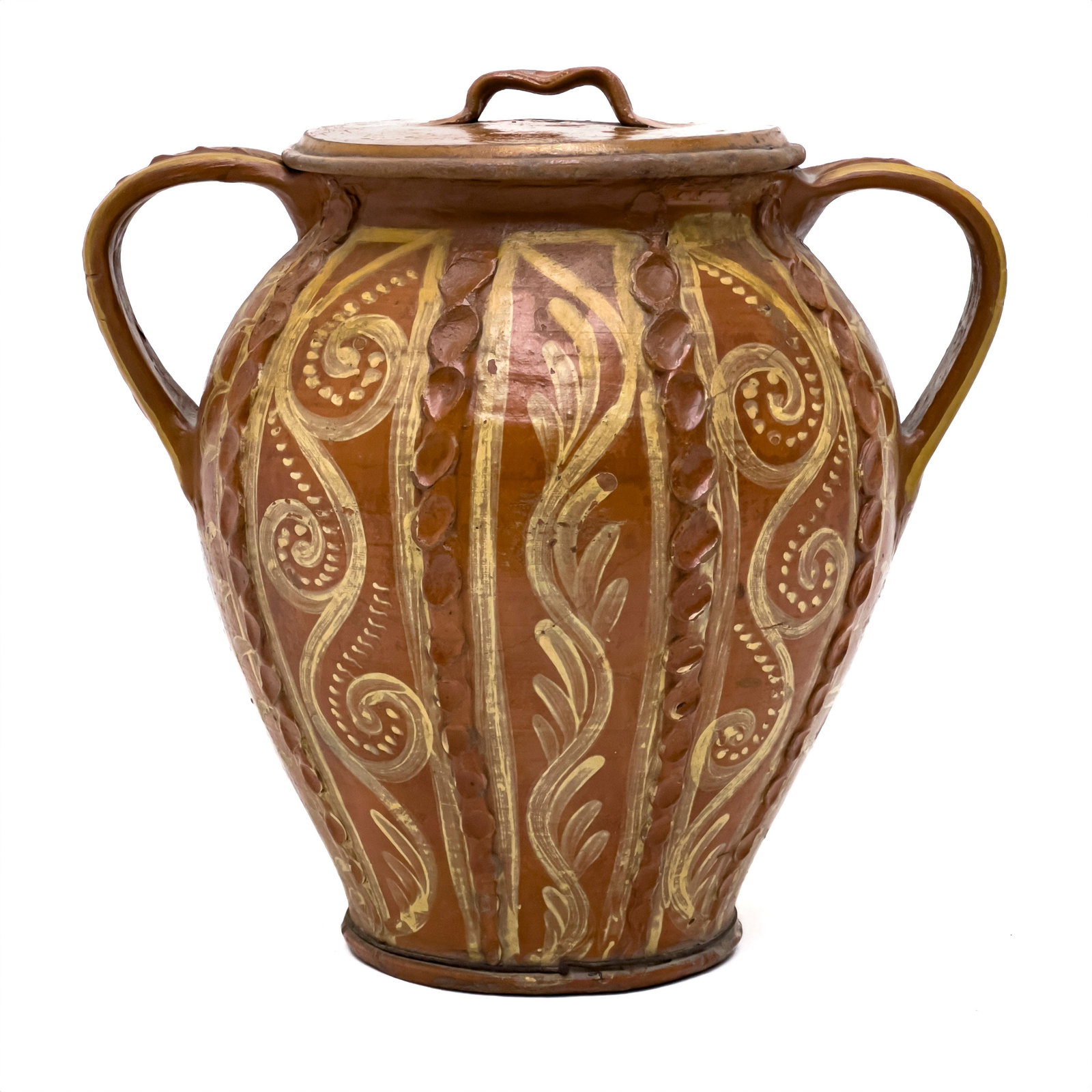 Slipware Lidded Jar (1 of 6)