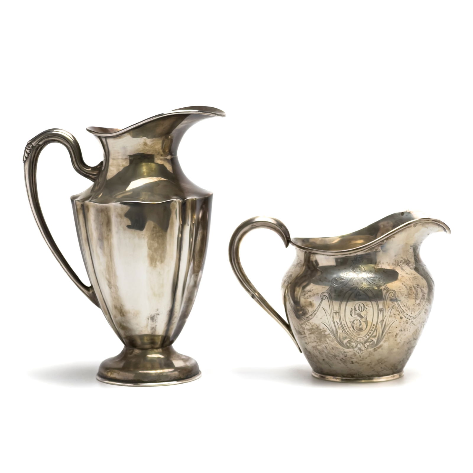 Sterling Pitchers, Group of 2 (1 of 5)