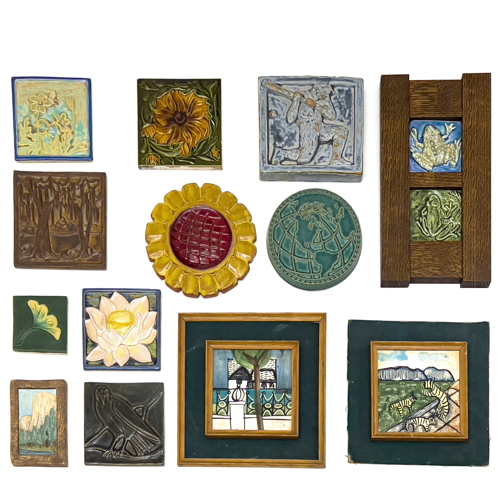Ephraim Pottery - Tiles, Group of 13 (1 of 5)