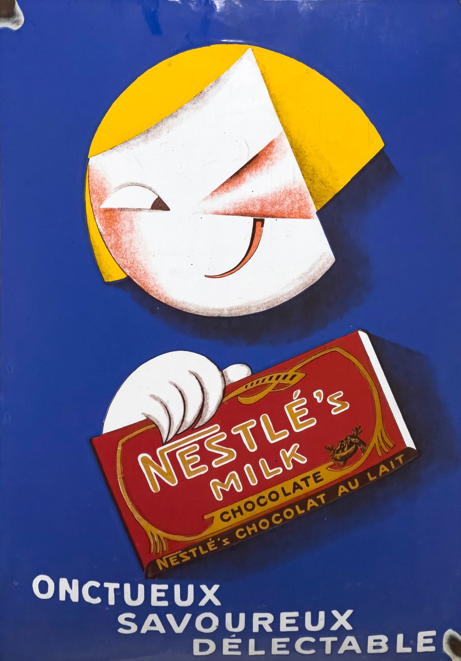Paolo Federico Garretto - Nestle Milk Chocolate Enamel Sign (1 of 3)