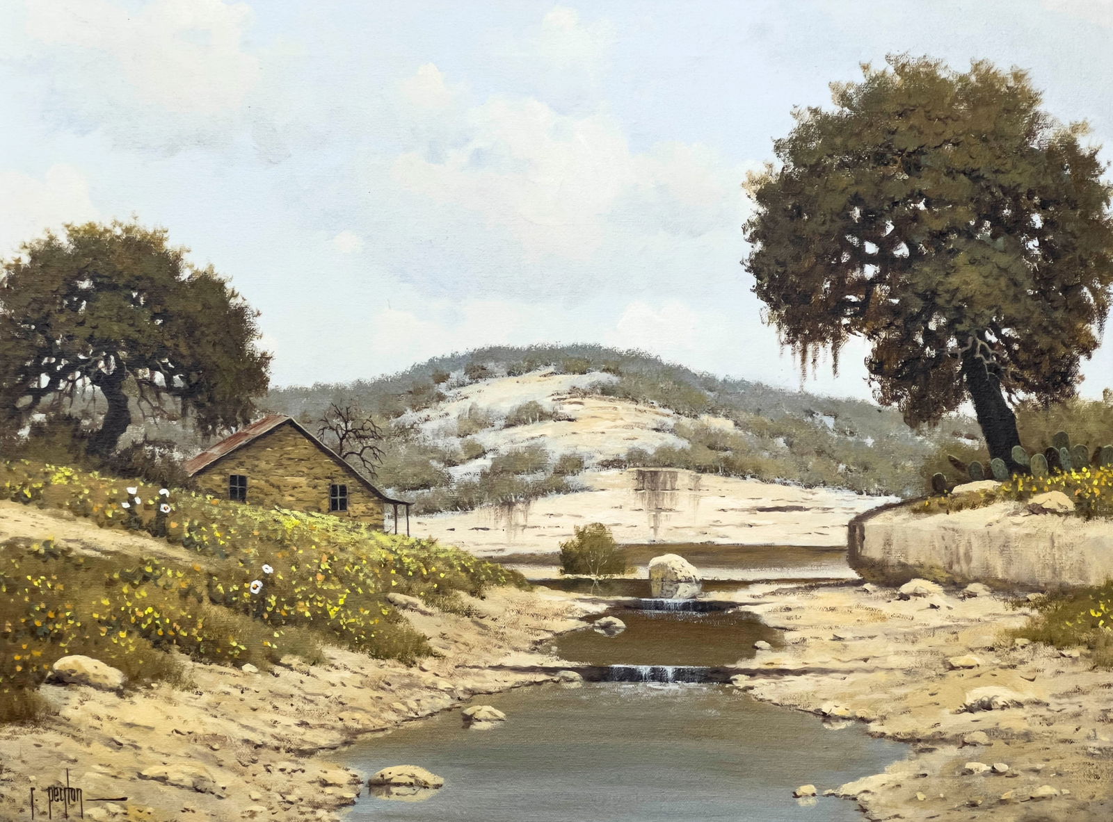 Randy Peyton - Untitled (Desert Creek Landscape) (1 of 4)