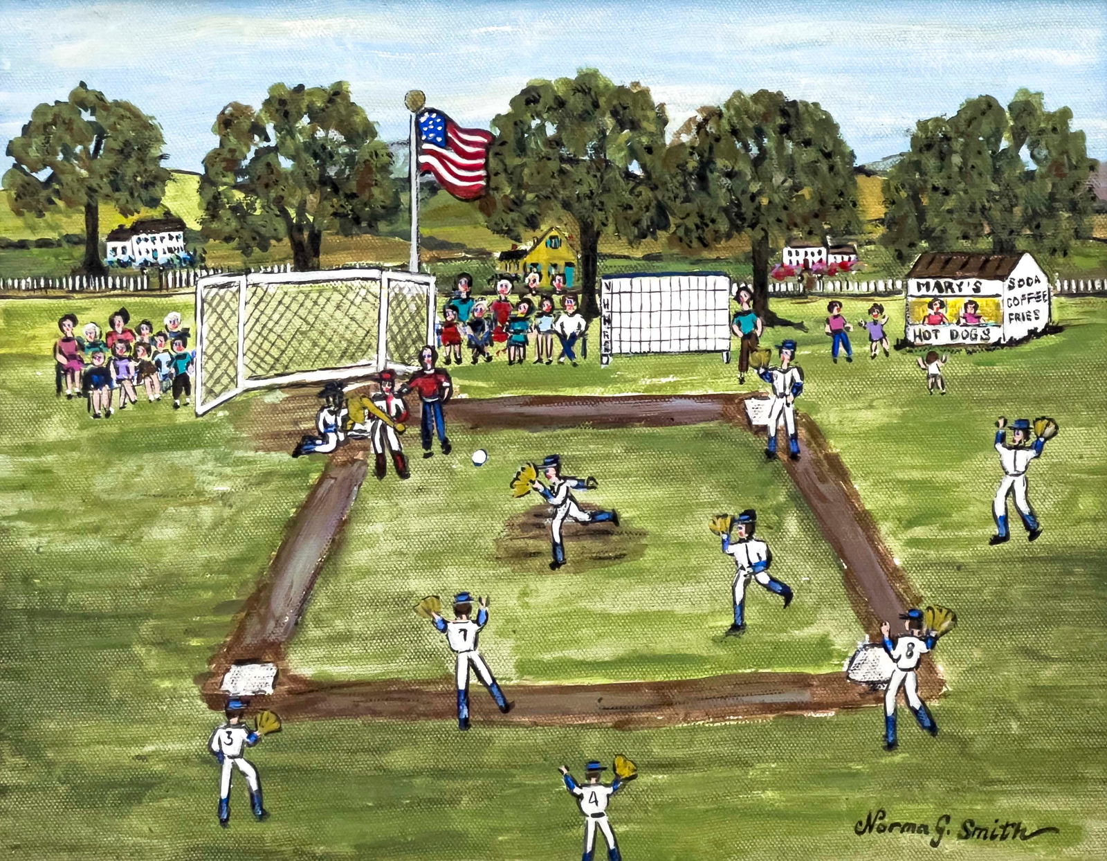 Norma G. Smith - Untitled (Baseball Game) (1 of 4)