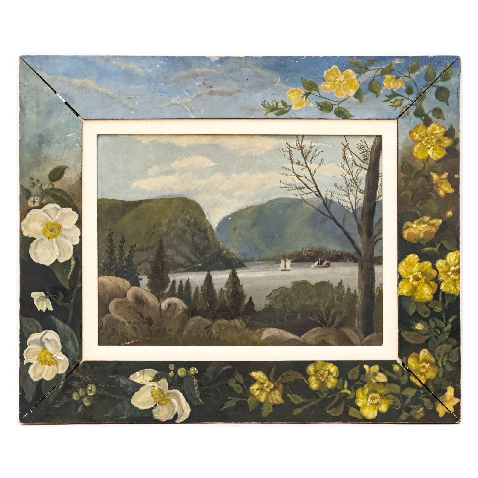 Unknown Artist - Hudson River Painting (1 of 4)