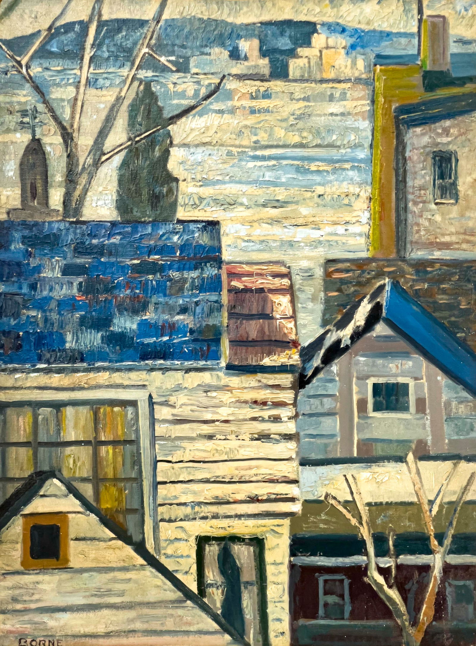 Mortimer Borne - Untitled (Houses) (1 of 3)