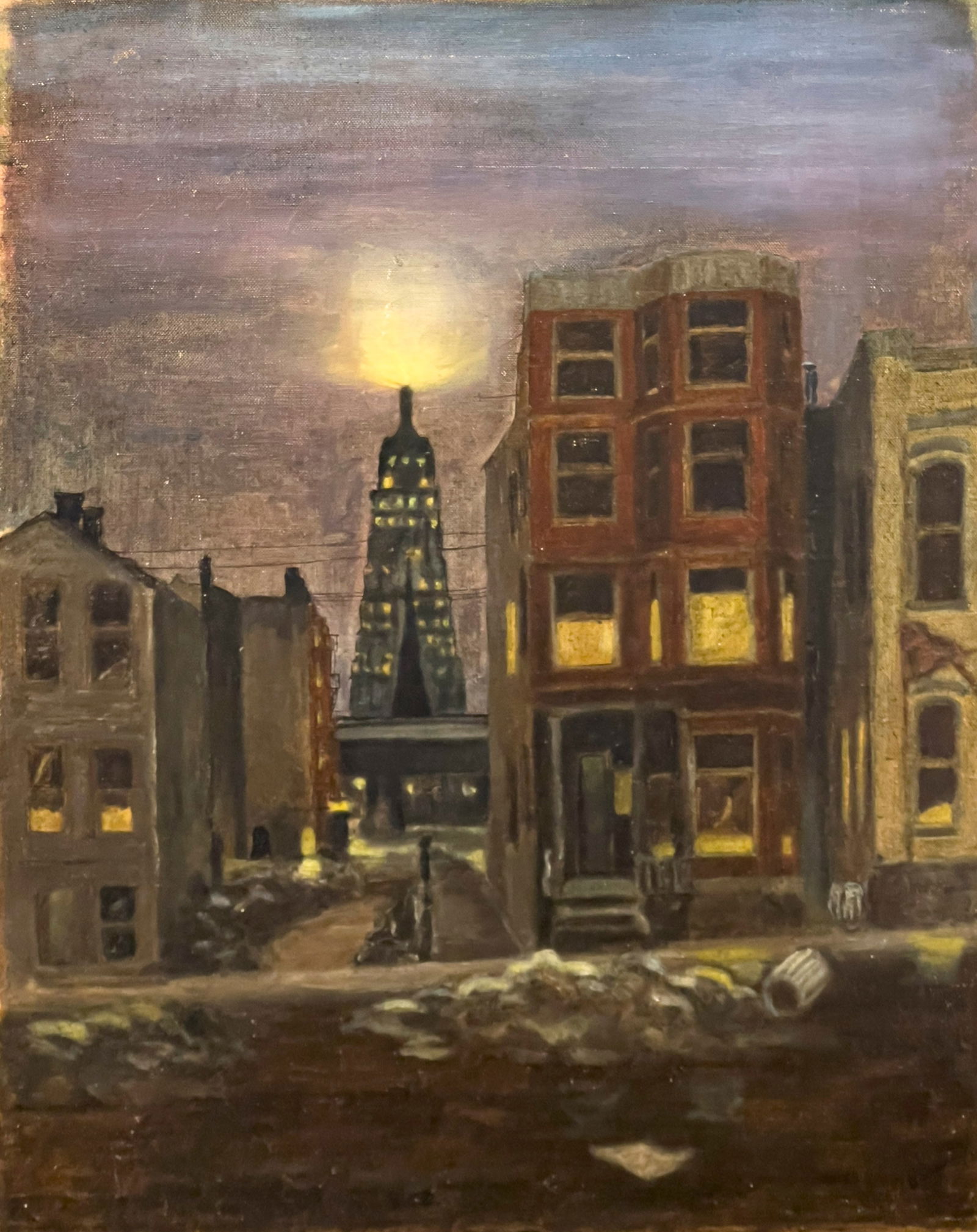 Unknown Artist - City Painting (1 of 3)