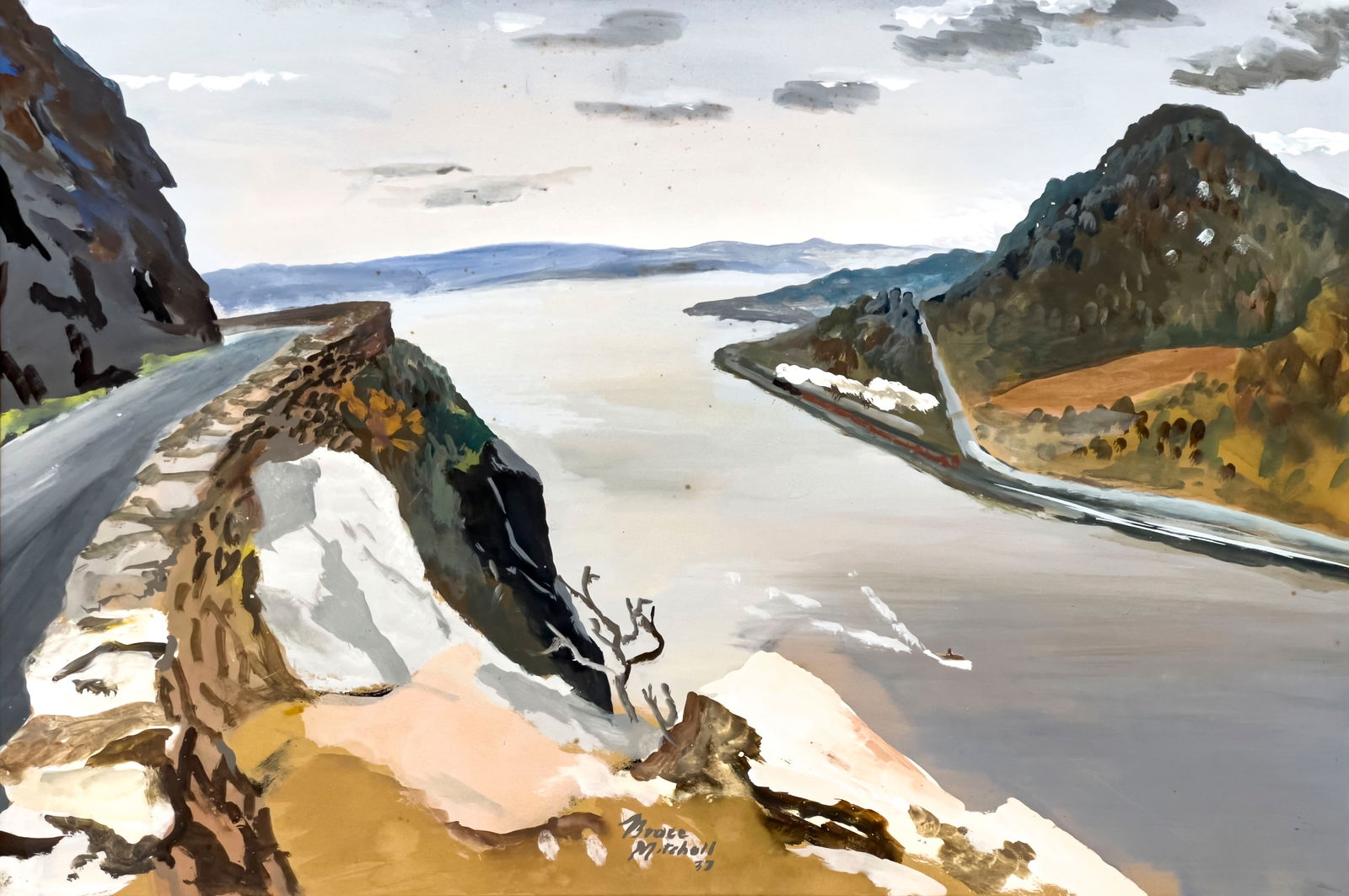 Bruce Mitchell - Untitled (Mountain Road) (1 of 4)