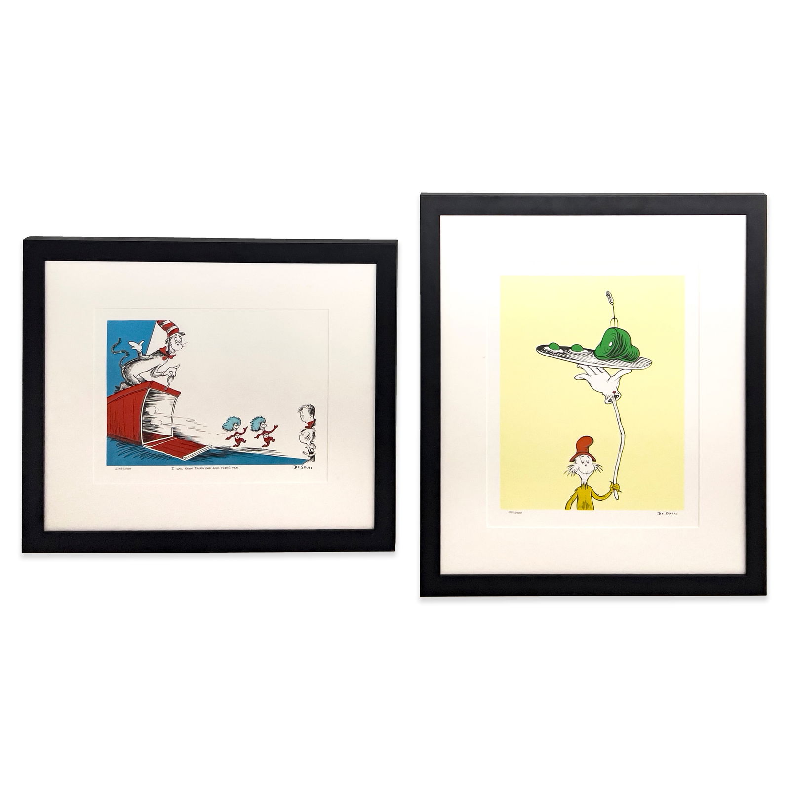 Dr. Seuss Limited Edition Prints, Pair (1 of 4)