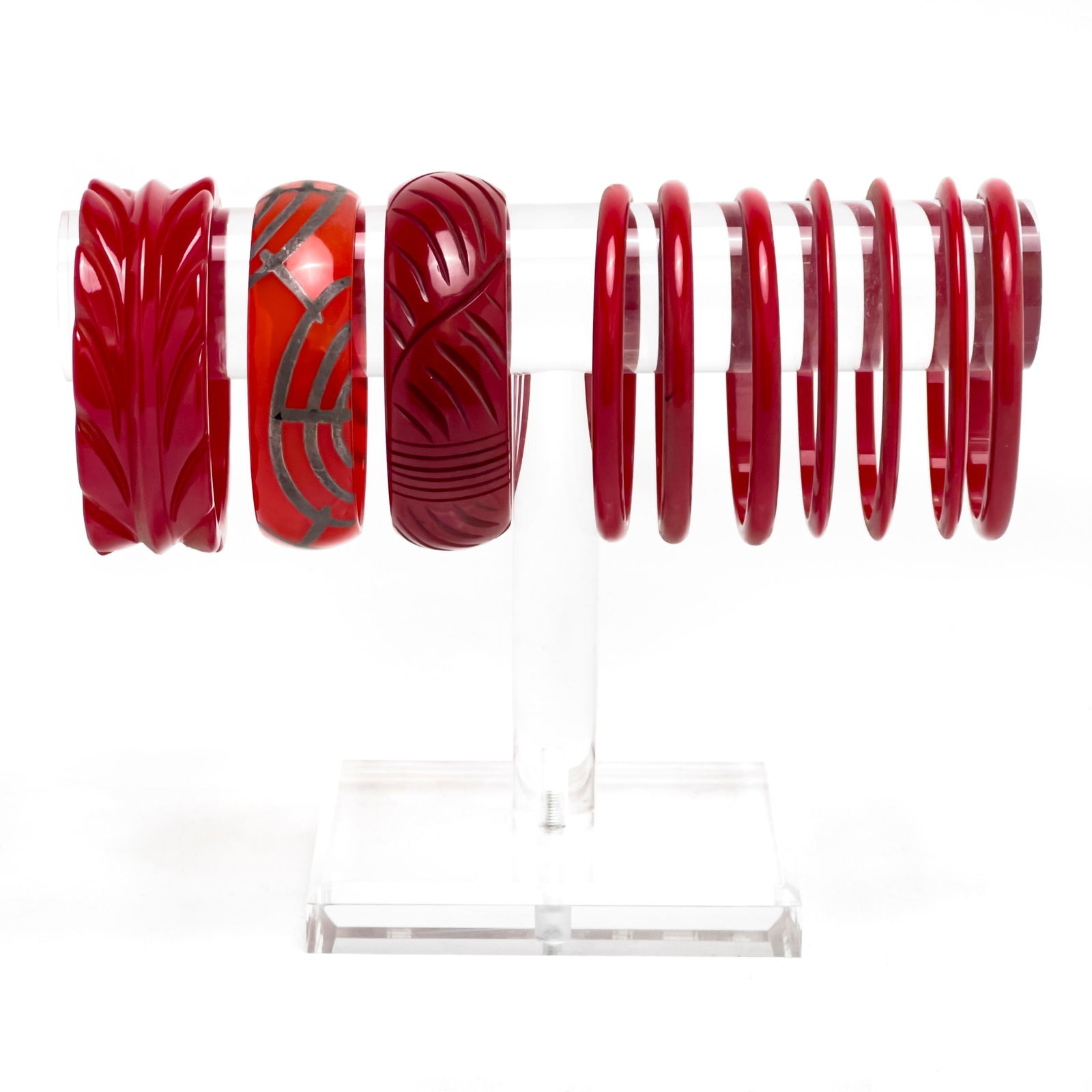 Bakelite Bangle Bracelets, Group of 10 (1 of 6)