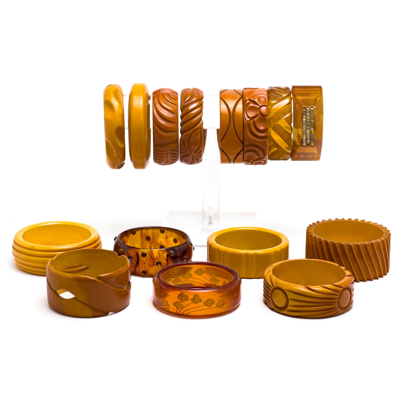 Bakelite Bangle Bracelets, Group of 15 (1 of 11)