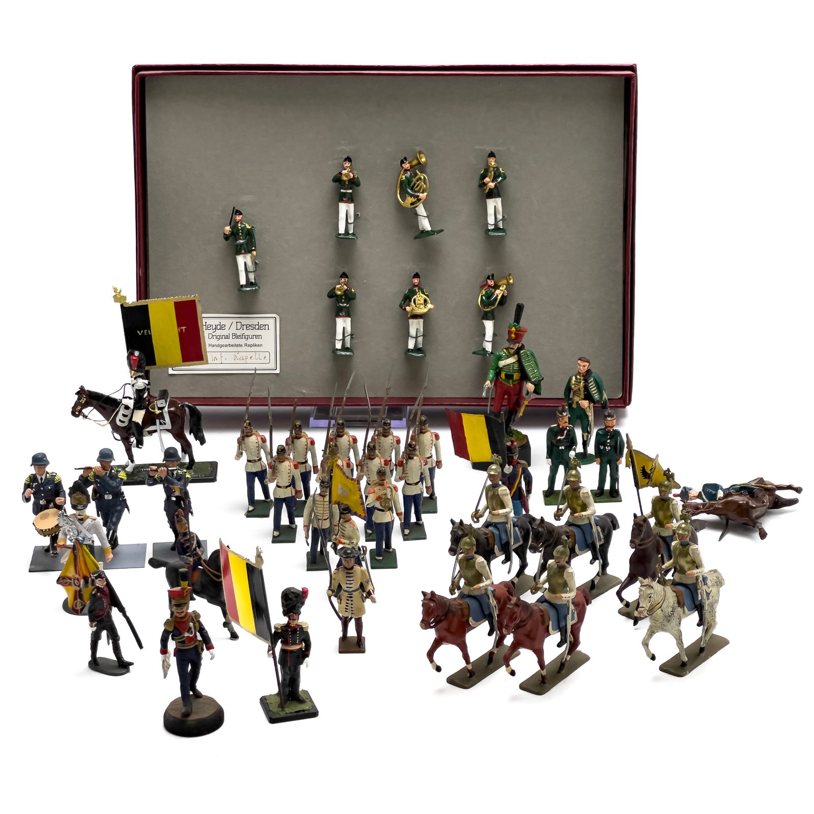 Collection of Primarily German Toy Soldiers, Group of 48 (1 of 4)