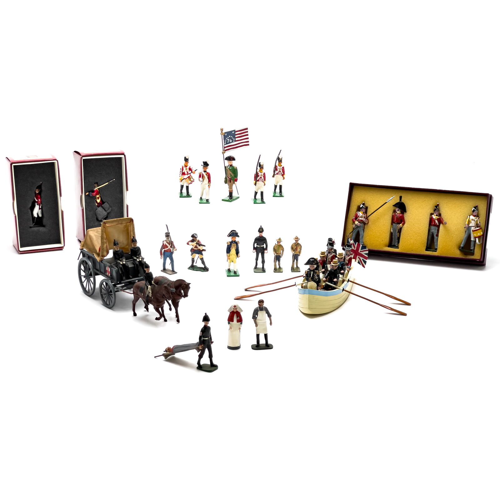 Collection of Admiral Nelson's Barge, Britain's Royal Medicine, and other British Toy Soldiers, (1 of 4)
