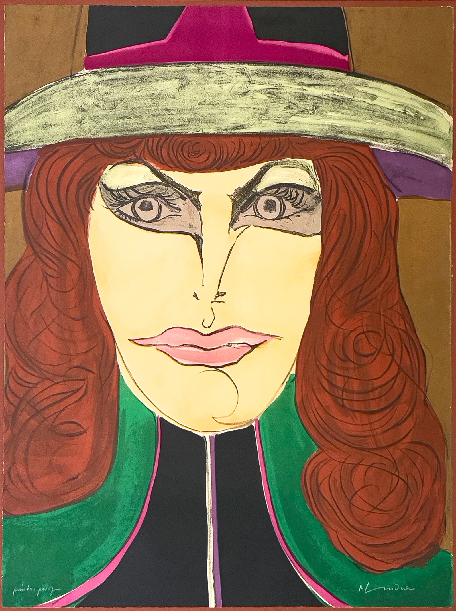 Richard Lindner - Redhead (1 of 3)