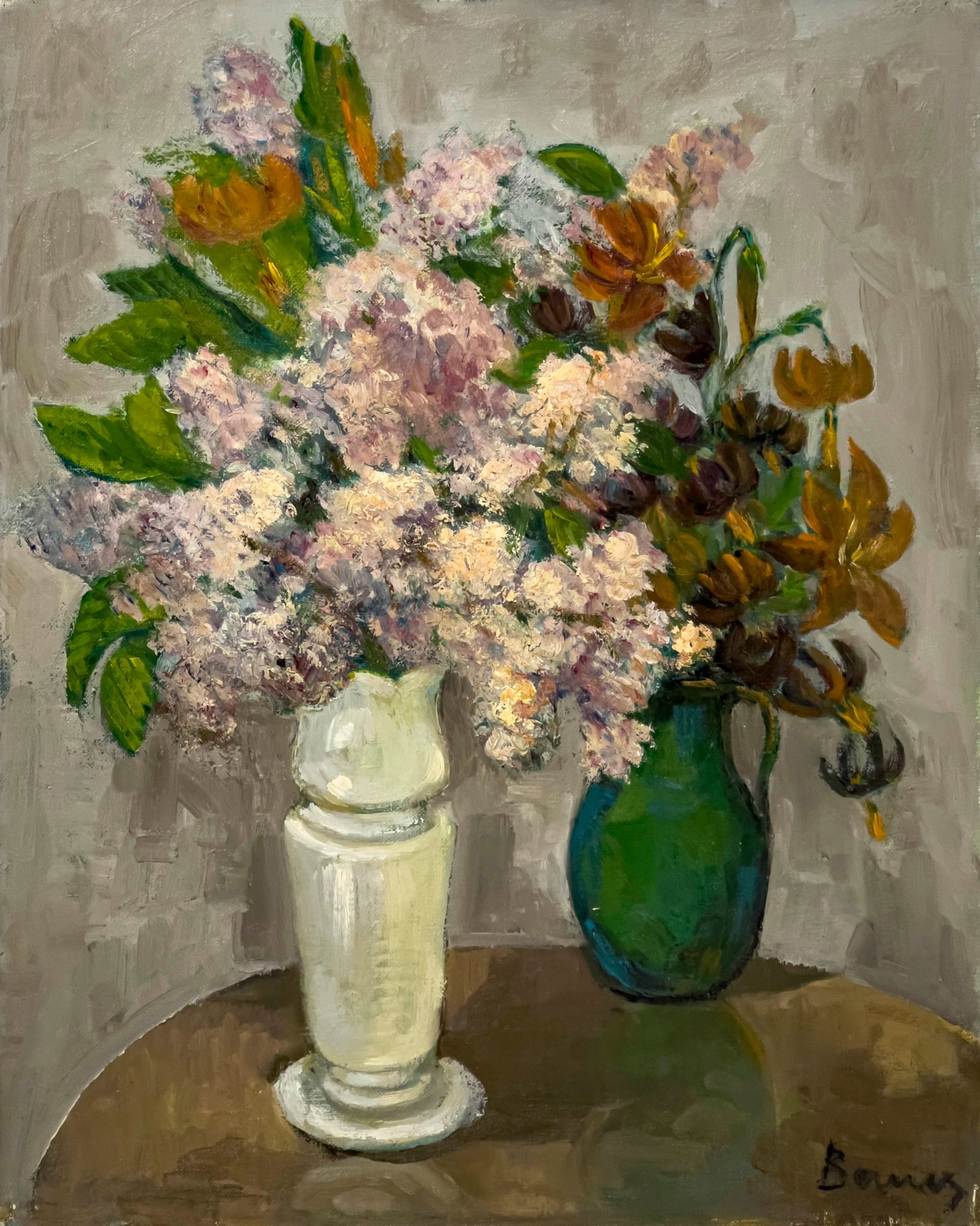 Albert Bela Bauer - Untitled (Still Life with Lilacs) (1 of 4)