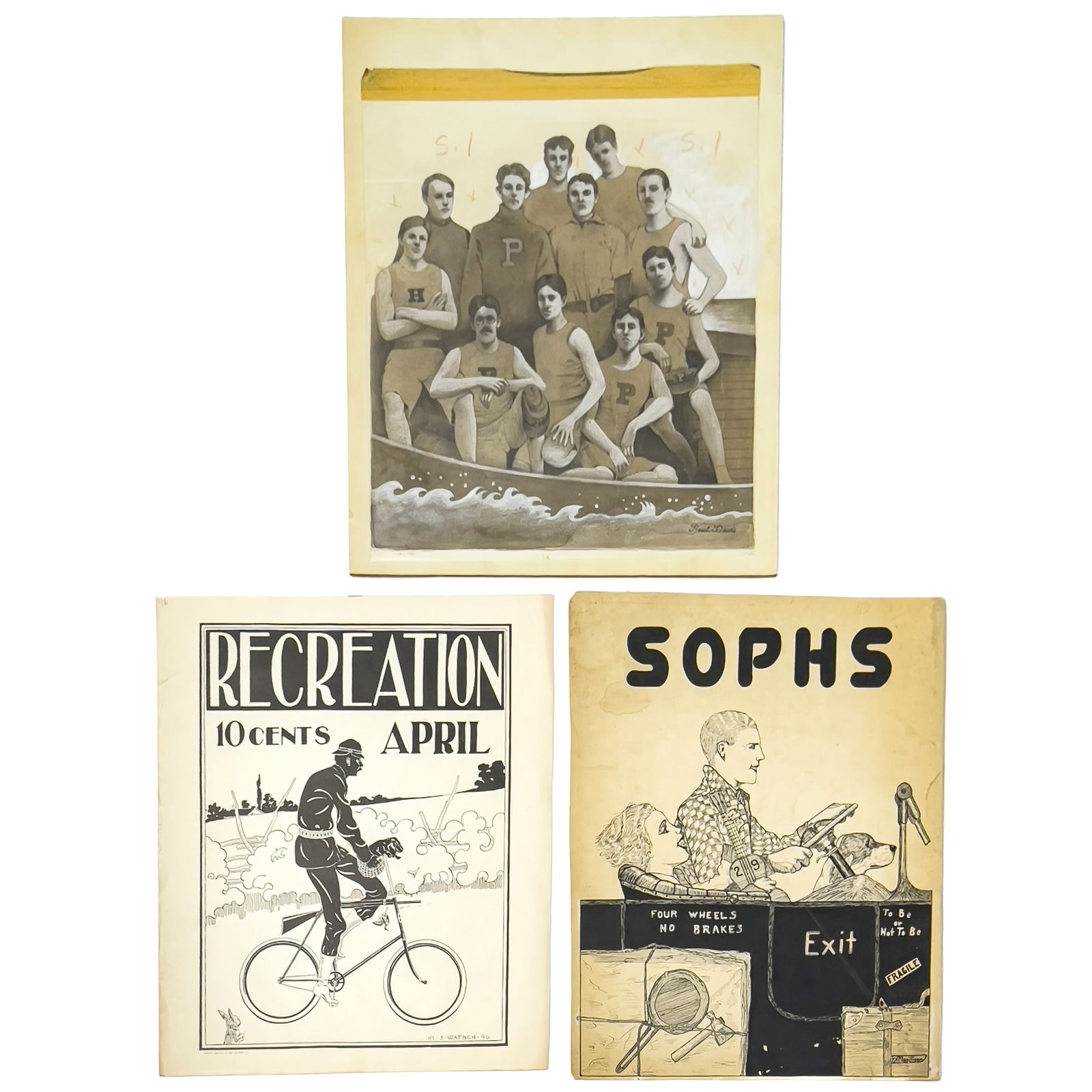 Illustrations, Group of 3 (1 of 8)