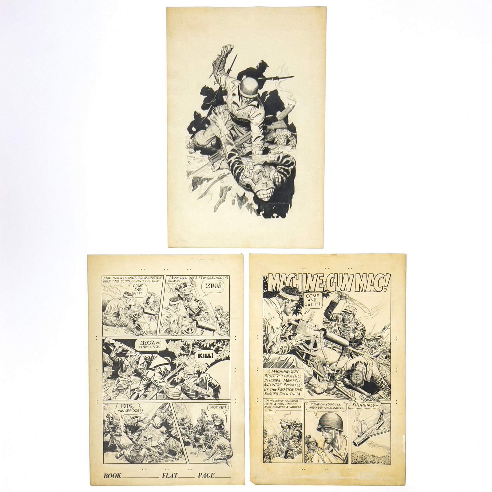 Joseph Doolin - Battle Illustrations, Group of 3 (1 of 5)