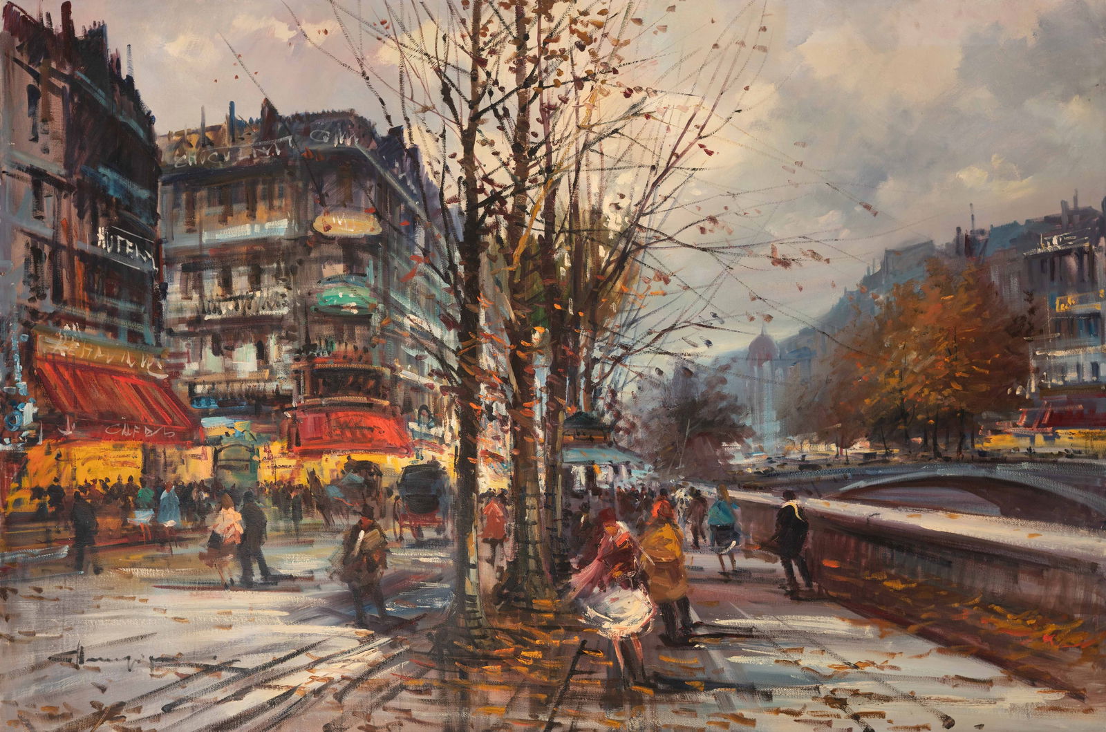 R. Champignon - Untitled (Street Scene) (1 of 3)