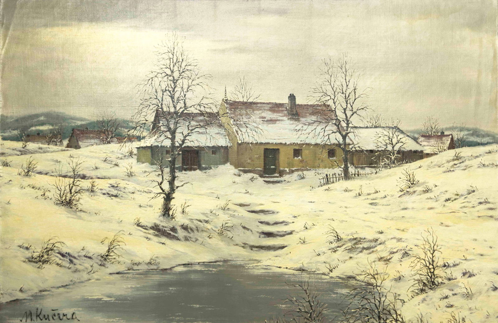 Miroslav Kucera - Untitled (Snowy House) (1 of 4)