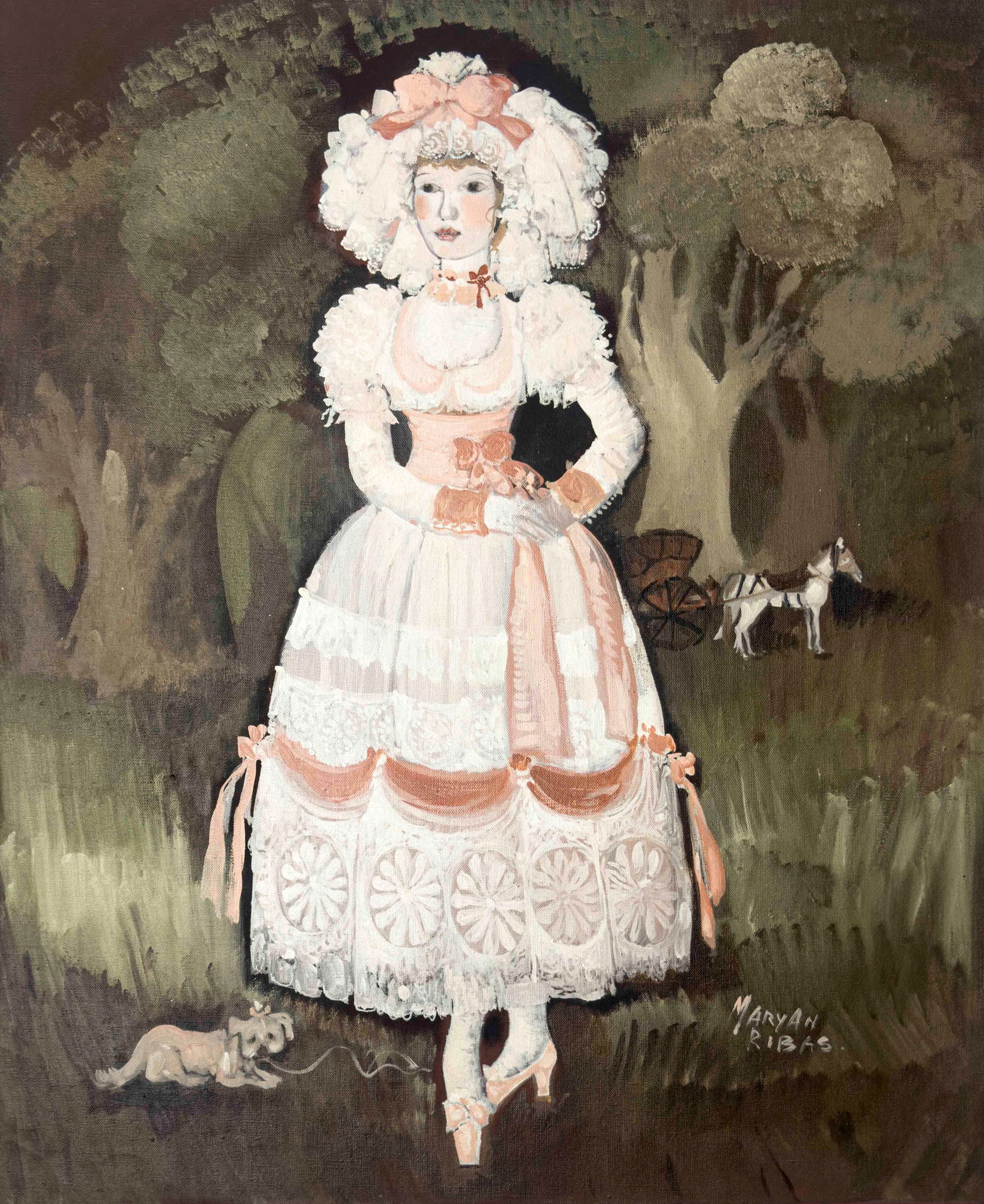 Maryan Ribas Sicilia - Untitled (Girl with Dog) (1 of 4)