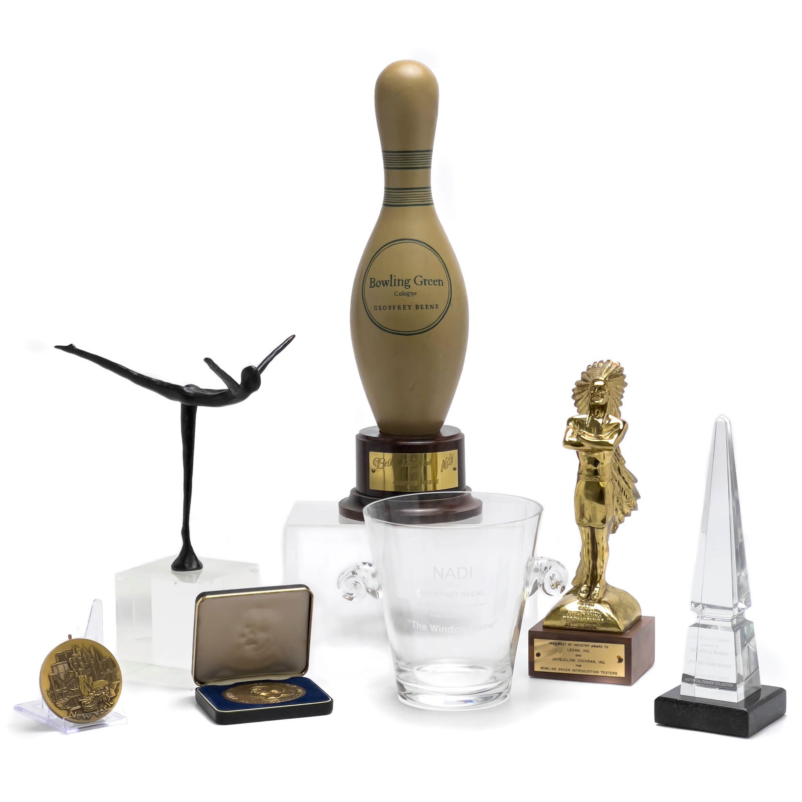 Trophies for Geoffrey Beene, Group of 7 (1 of 10)