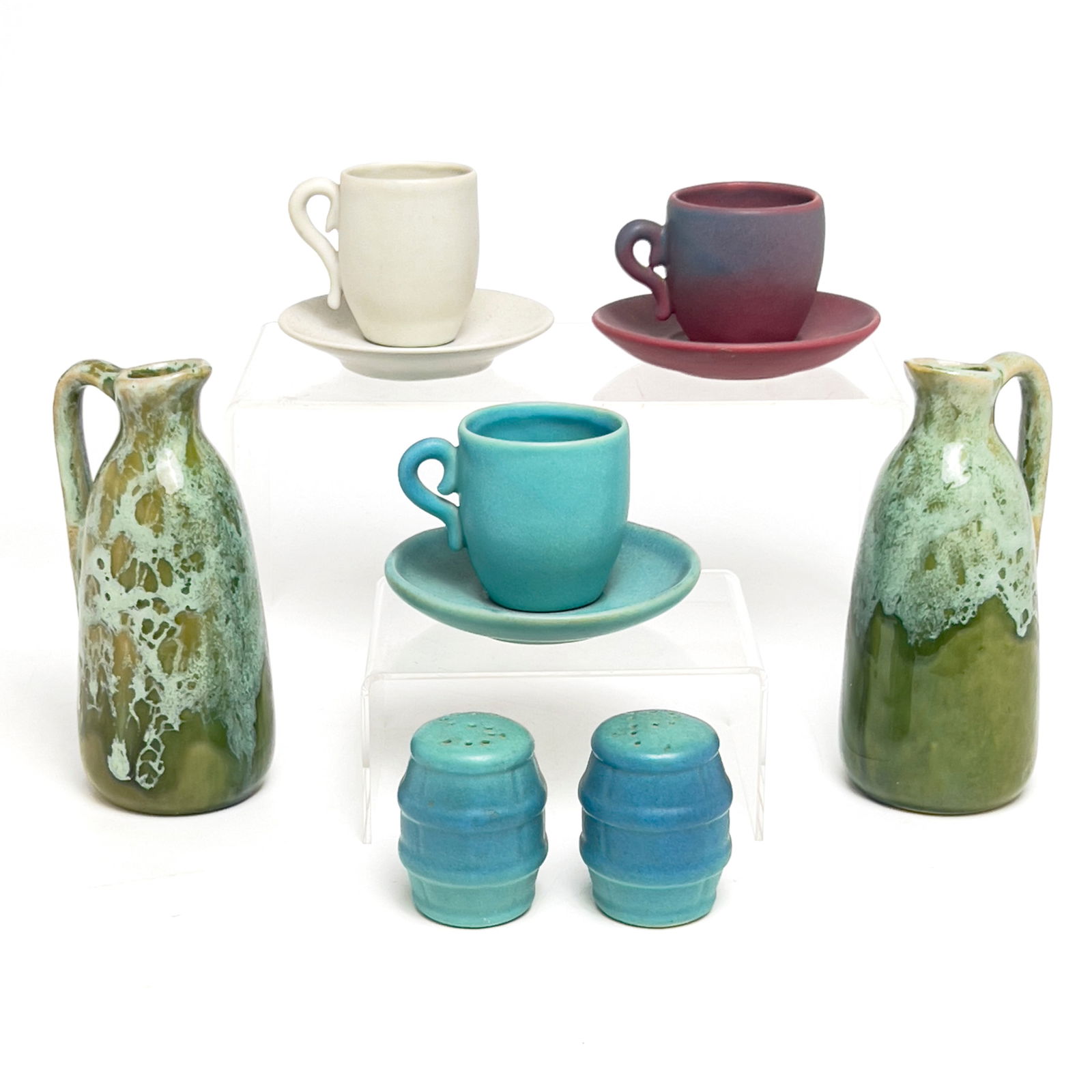 Van Briggle Pottery - Pitchers, Teacups, and Salt and Pepper Shakers (1 of 9)