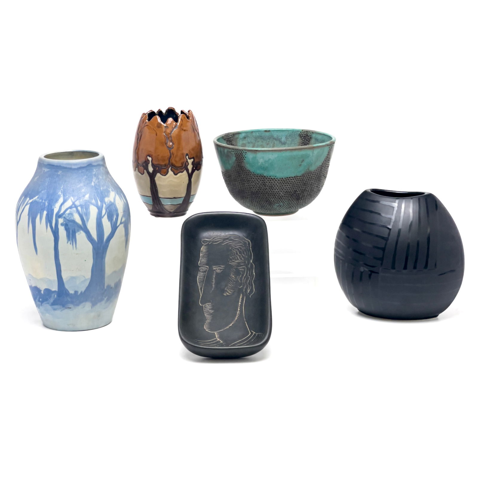 Harris Strong and Others - Studio Pottery, Group of 5 (1 of 10)