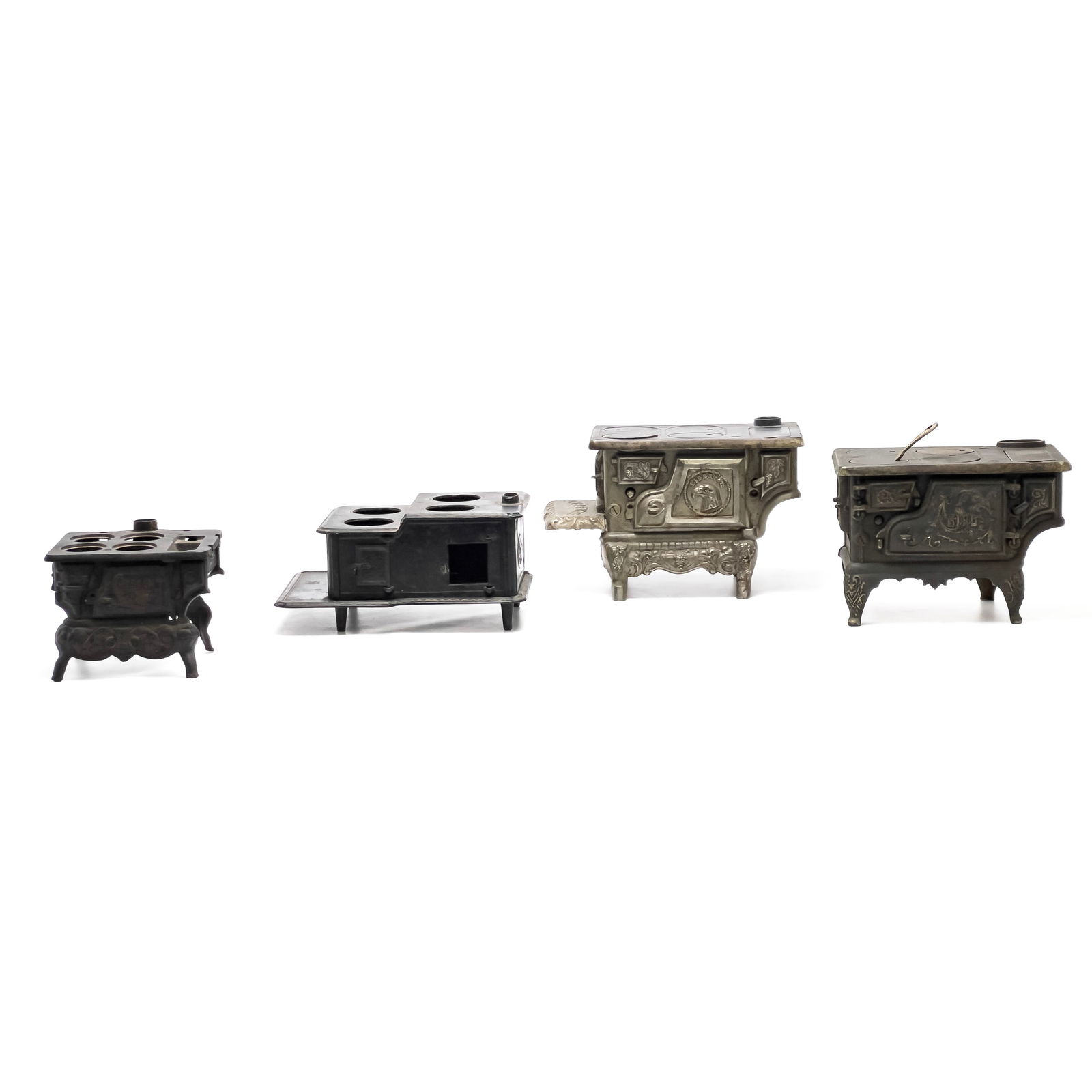 Salesman Sample Stoves, Group of 4 (1 of 8)