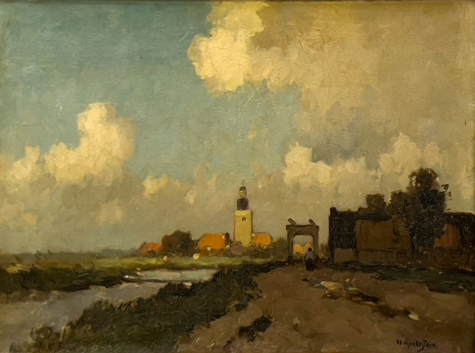 Willem Frederik Welter (W. Markstein) - Untitled (Distant Village) (1 of 4)