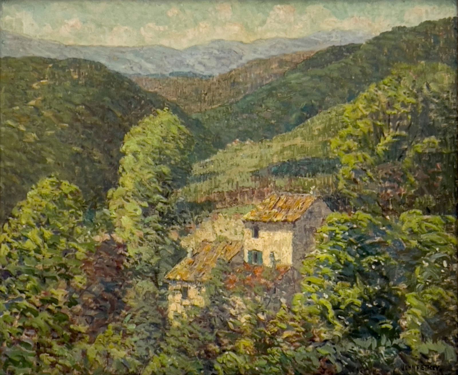 John Franklin Stacey - Cottage on Green Hills (1 of 4)
