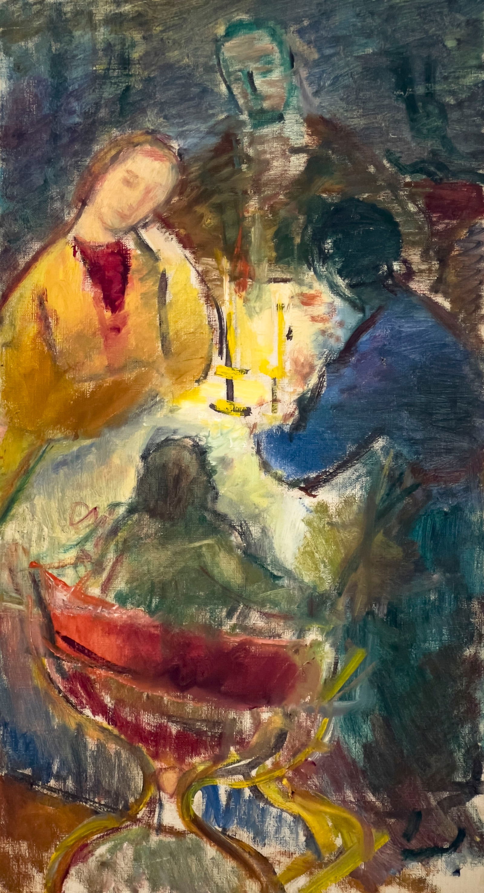 Clara Klinghoffer - Four People (Sketch of the Artist's Family) (1 of 4)