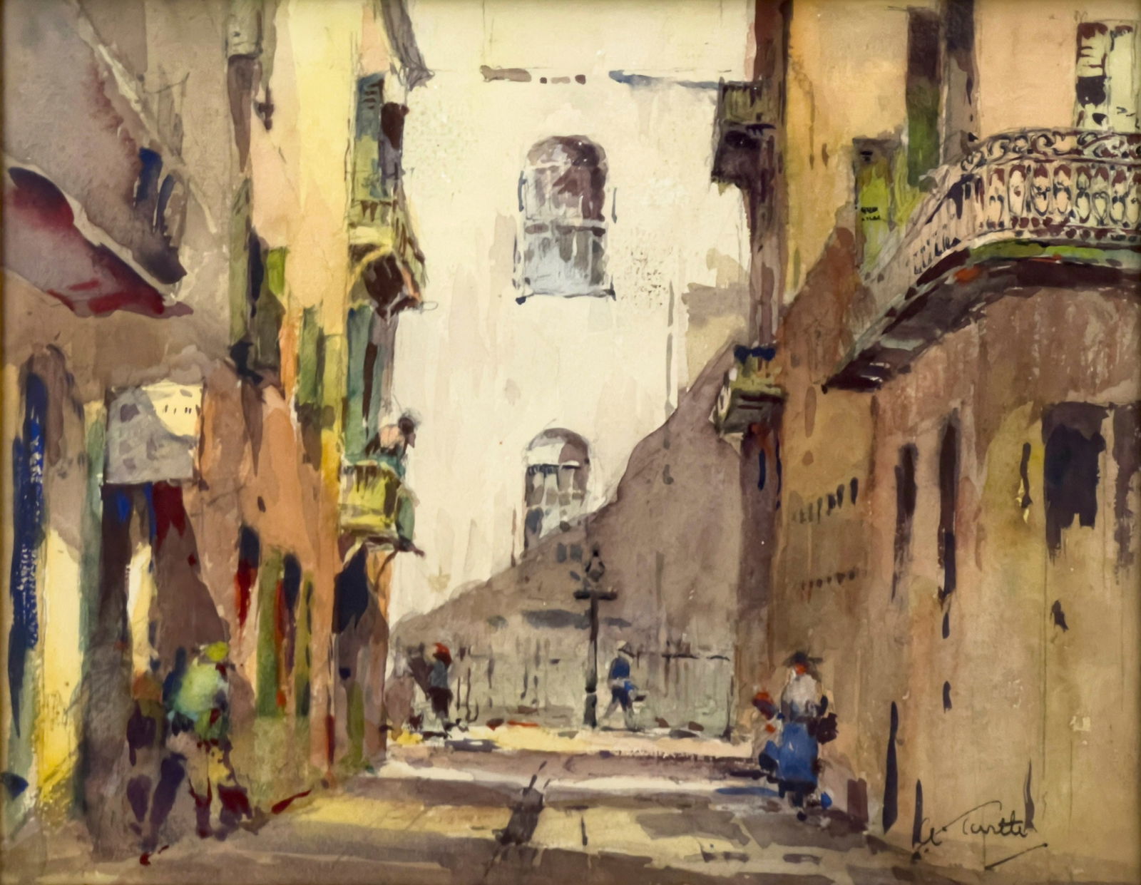 Arnold E. Turtle - Untitled (Street Scene) (1 of 4)