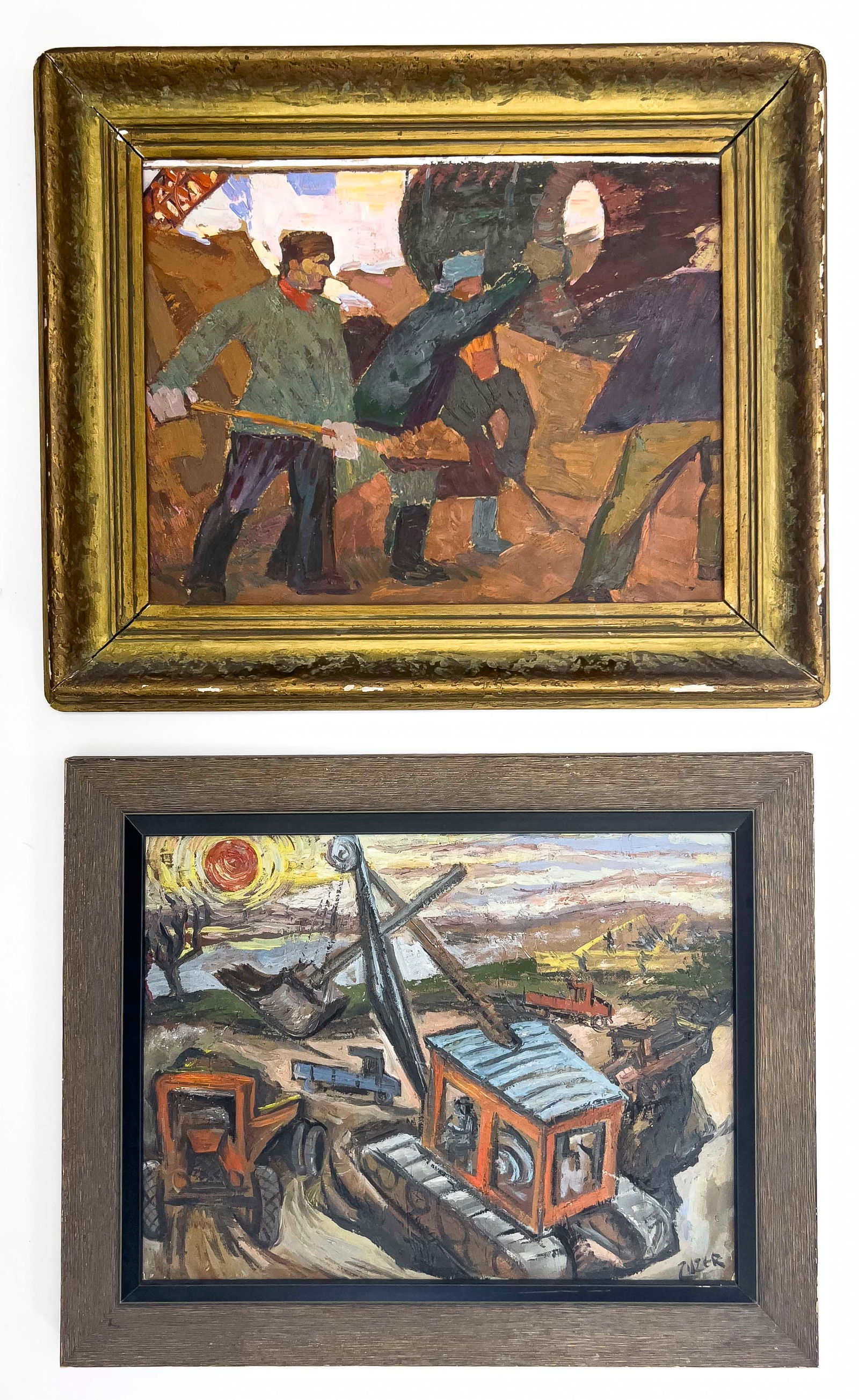 Industrial Labor Paintings (1 of 6)