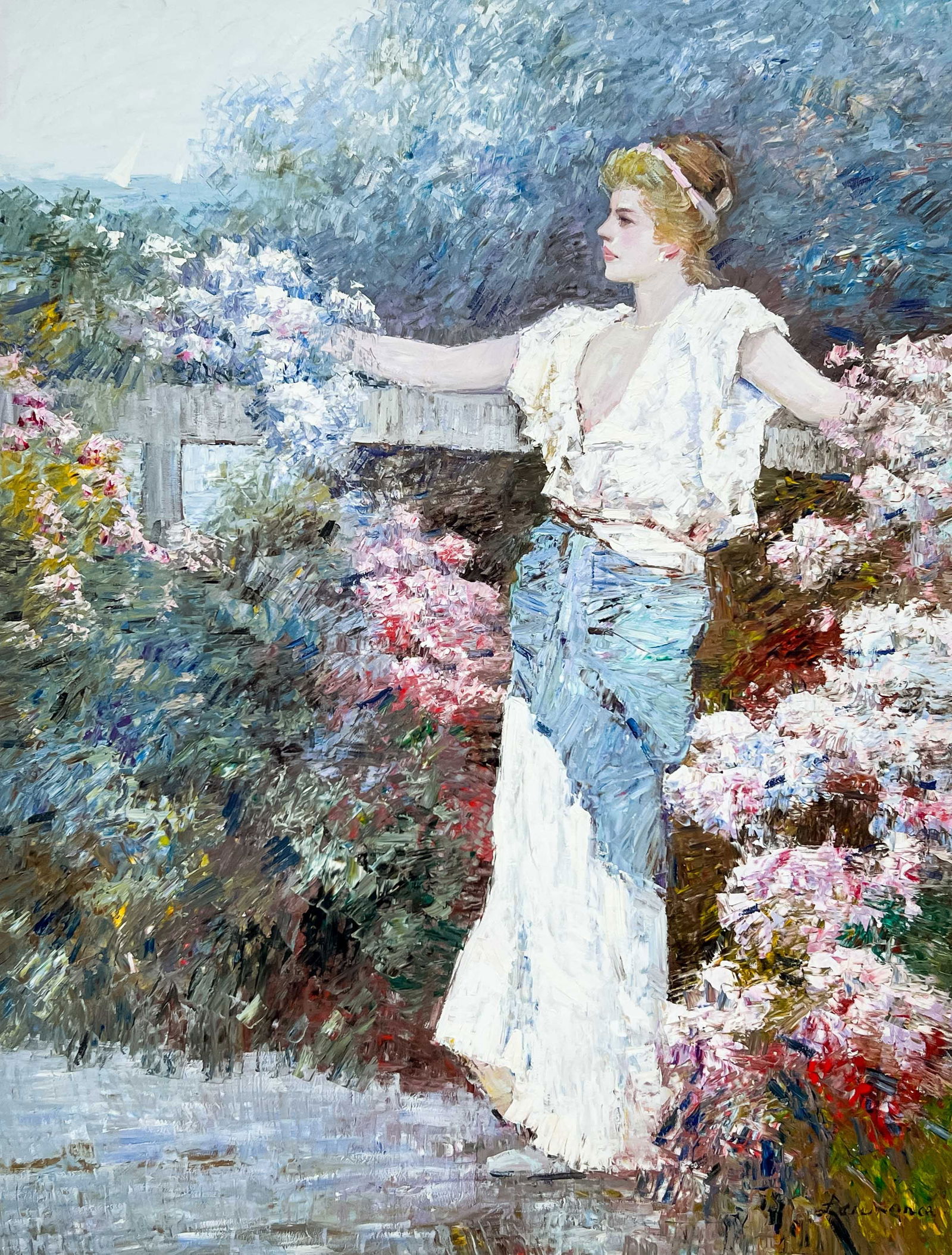 Lawrence (Law Kwok Leung) - Woman in Garden (1 of 4)