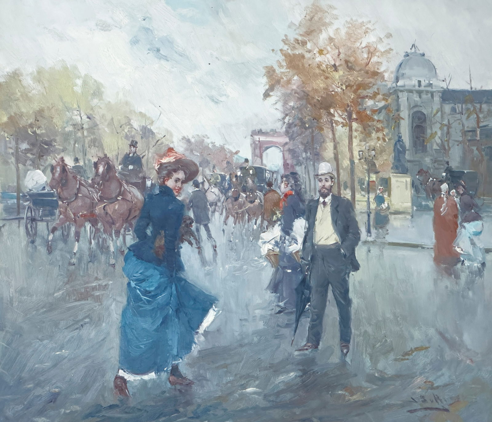 Juan de la Cruz Soler - Untitled (Paris Scene) (1 of 4)