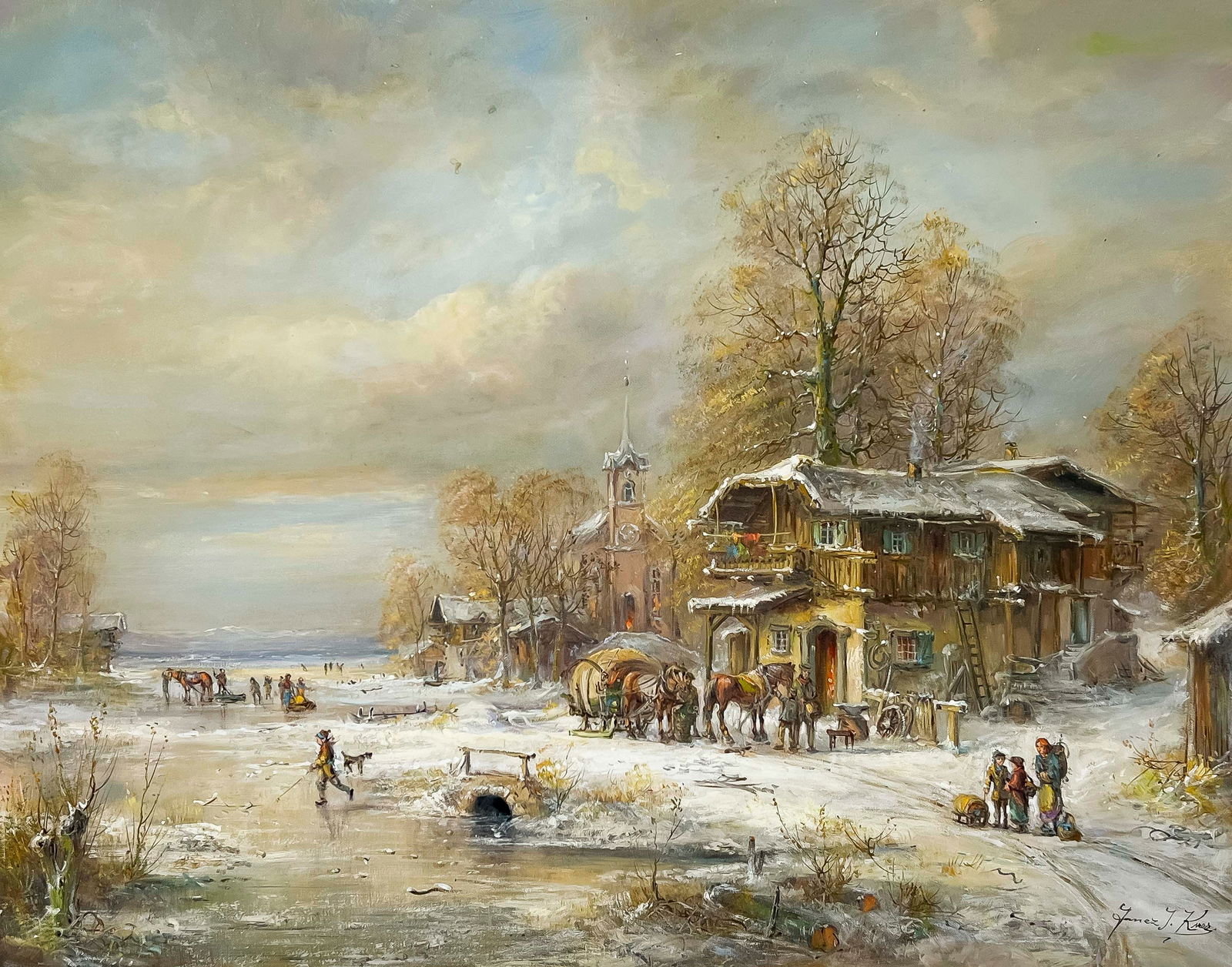 Janez Kenzer - Untitled (Winter Village) (1 of 4)