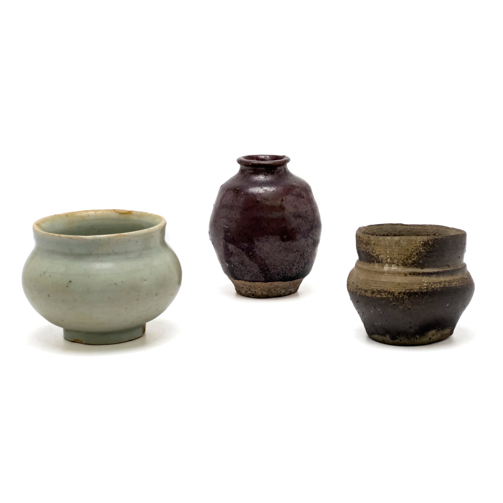 Asian Pots, Group of 3 (1 of 7)