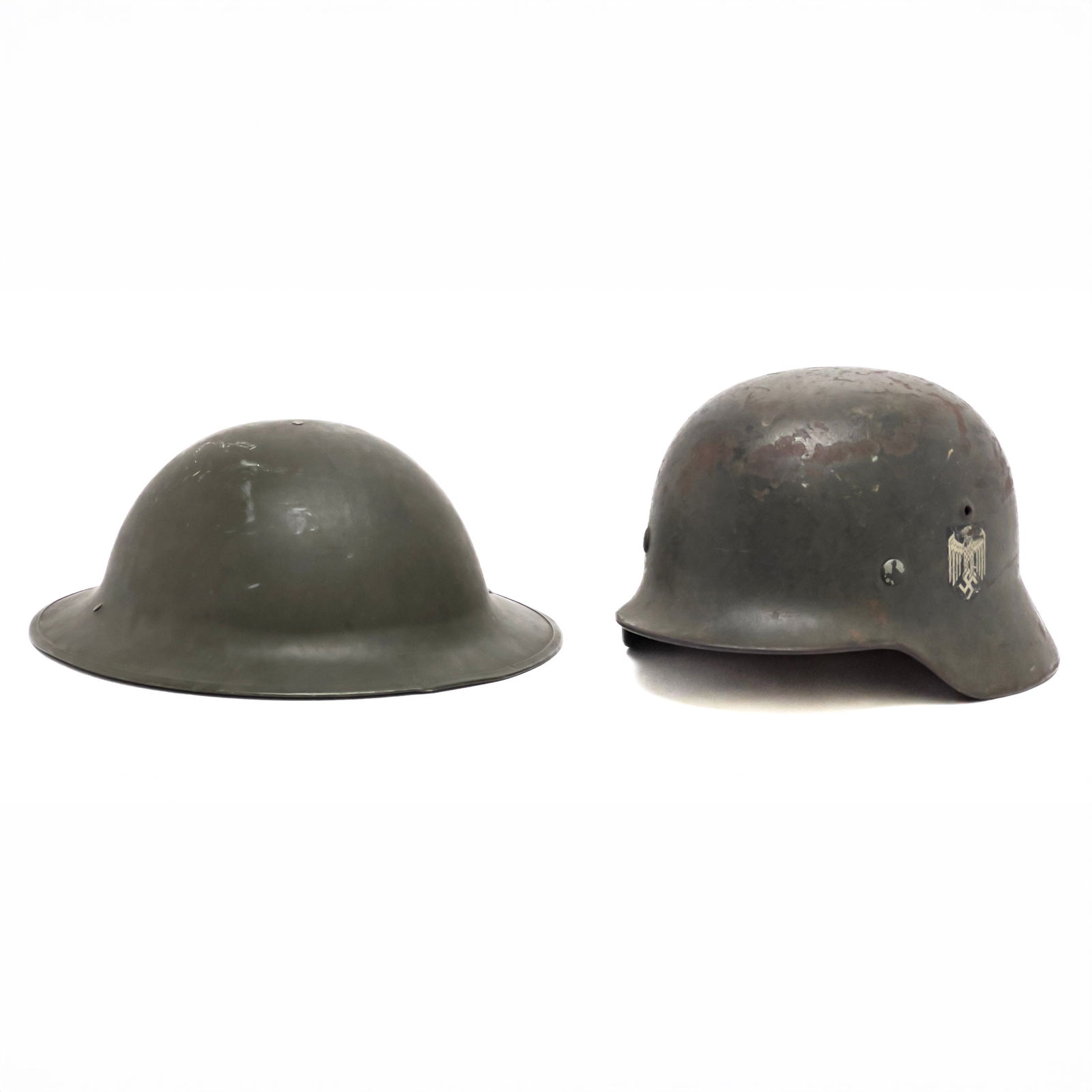 Ww2 Us Civil Defence Helmet, O.c.d.