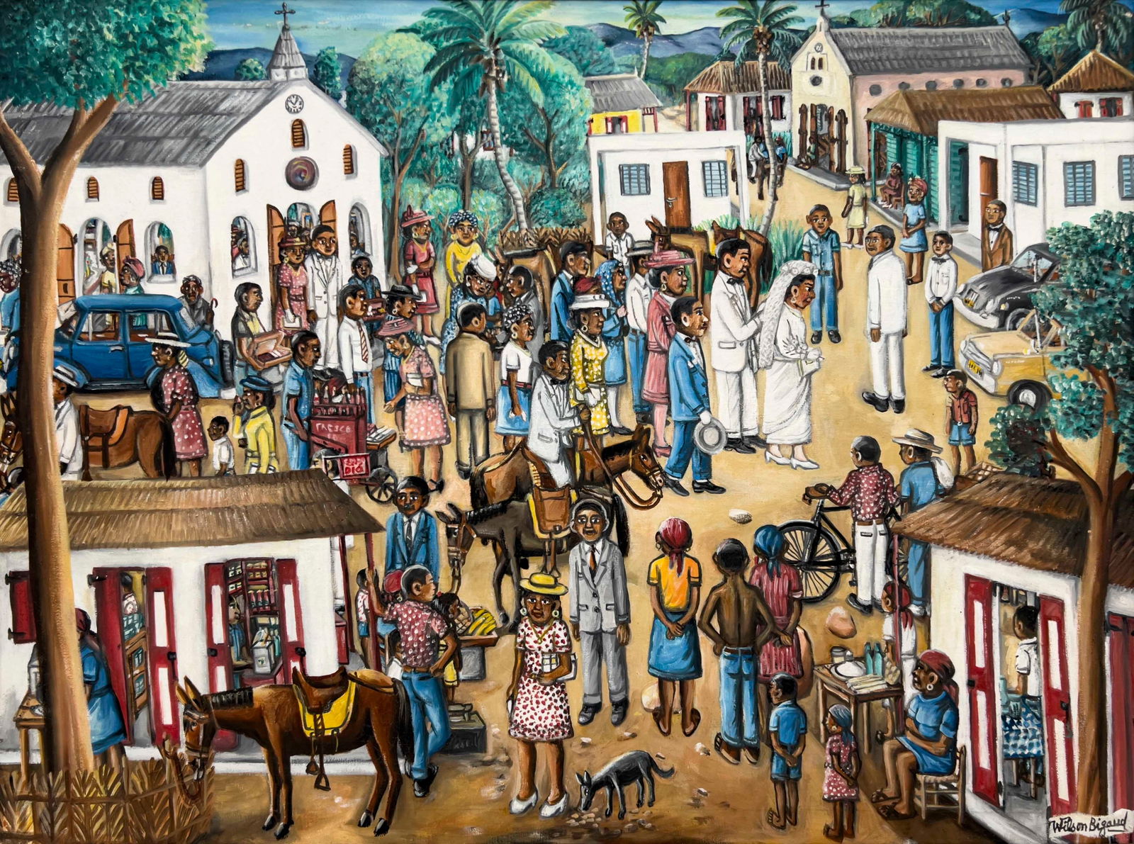 Wilson Bigaud - Untitled (Wedding Procession) (1 of 3)